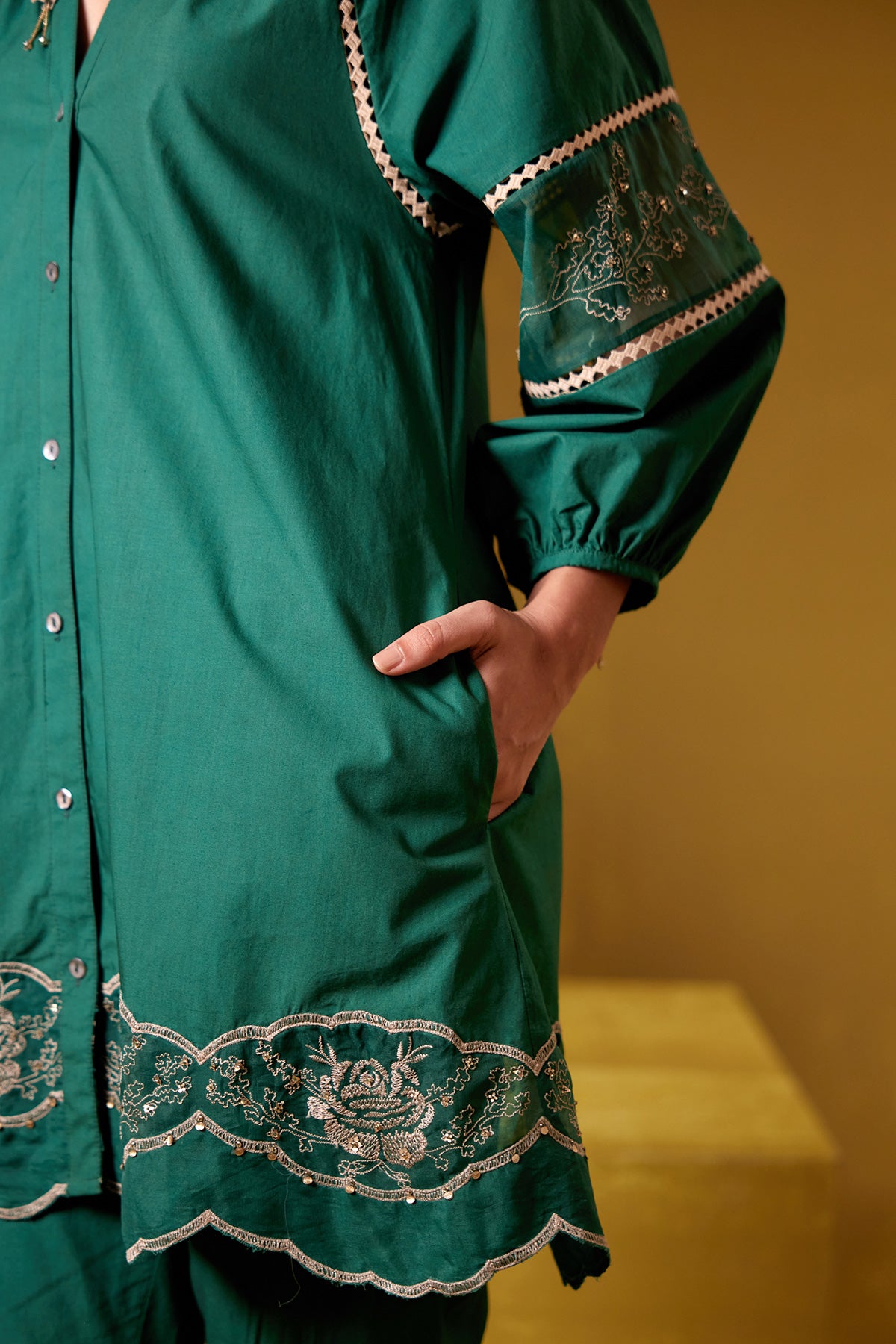Nysa - Dark Green With Pants