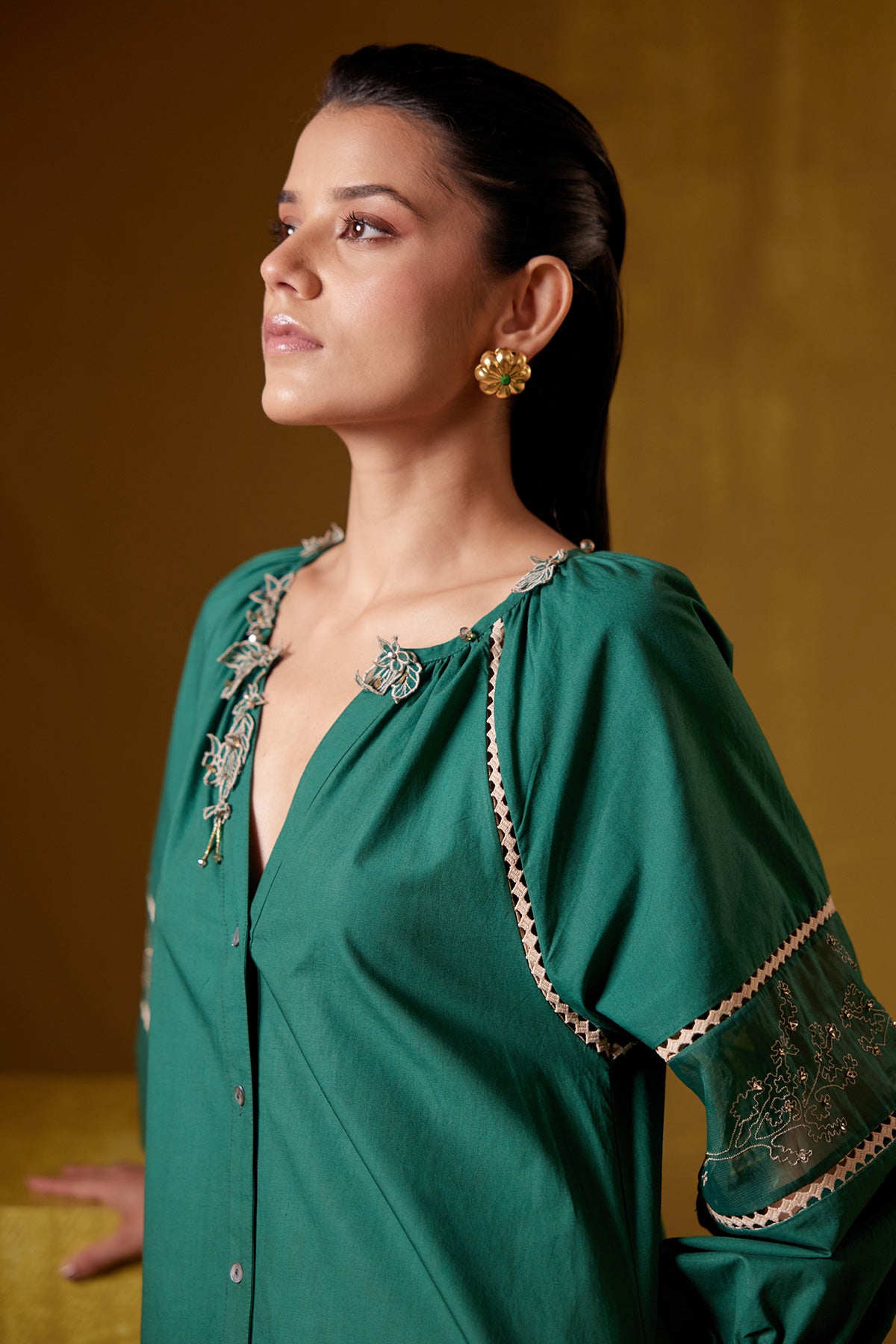 Nysa - Dark Green With Pants