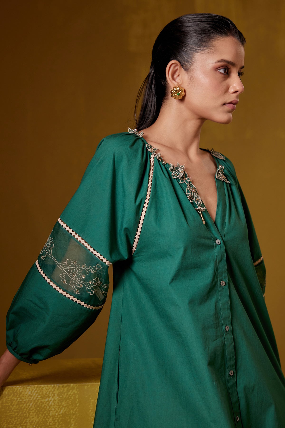 Nysa - Dark Green With Pants