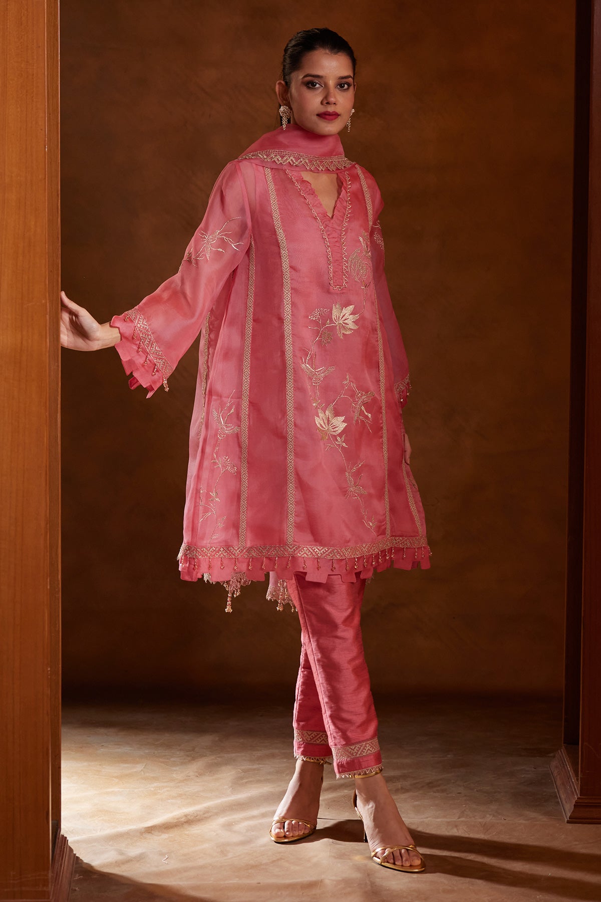 Farida - Pink & Gold