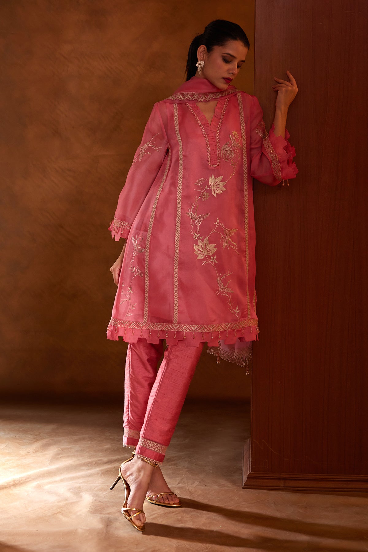 Farida - Pink & Gold