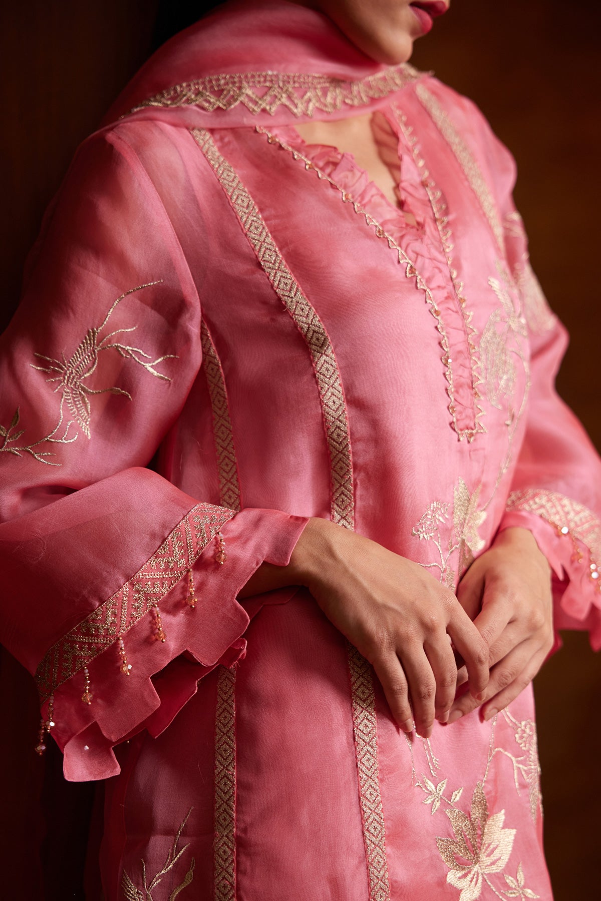 Farida - Pink & Gold