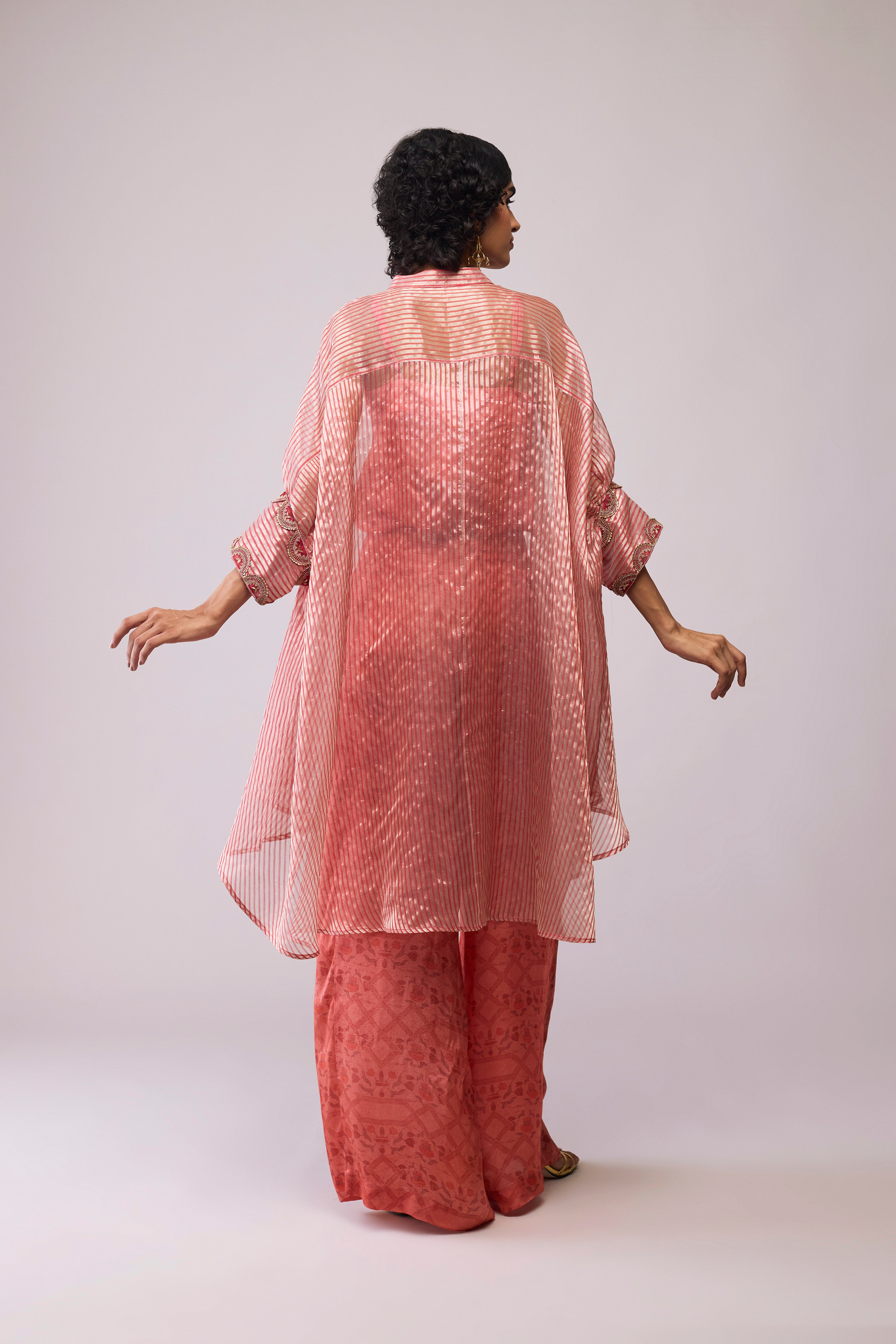 Manya Kaftan Tissue - Red