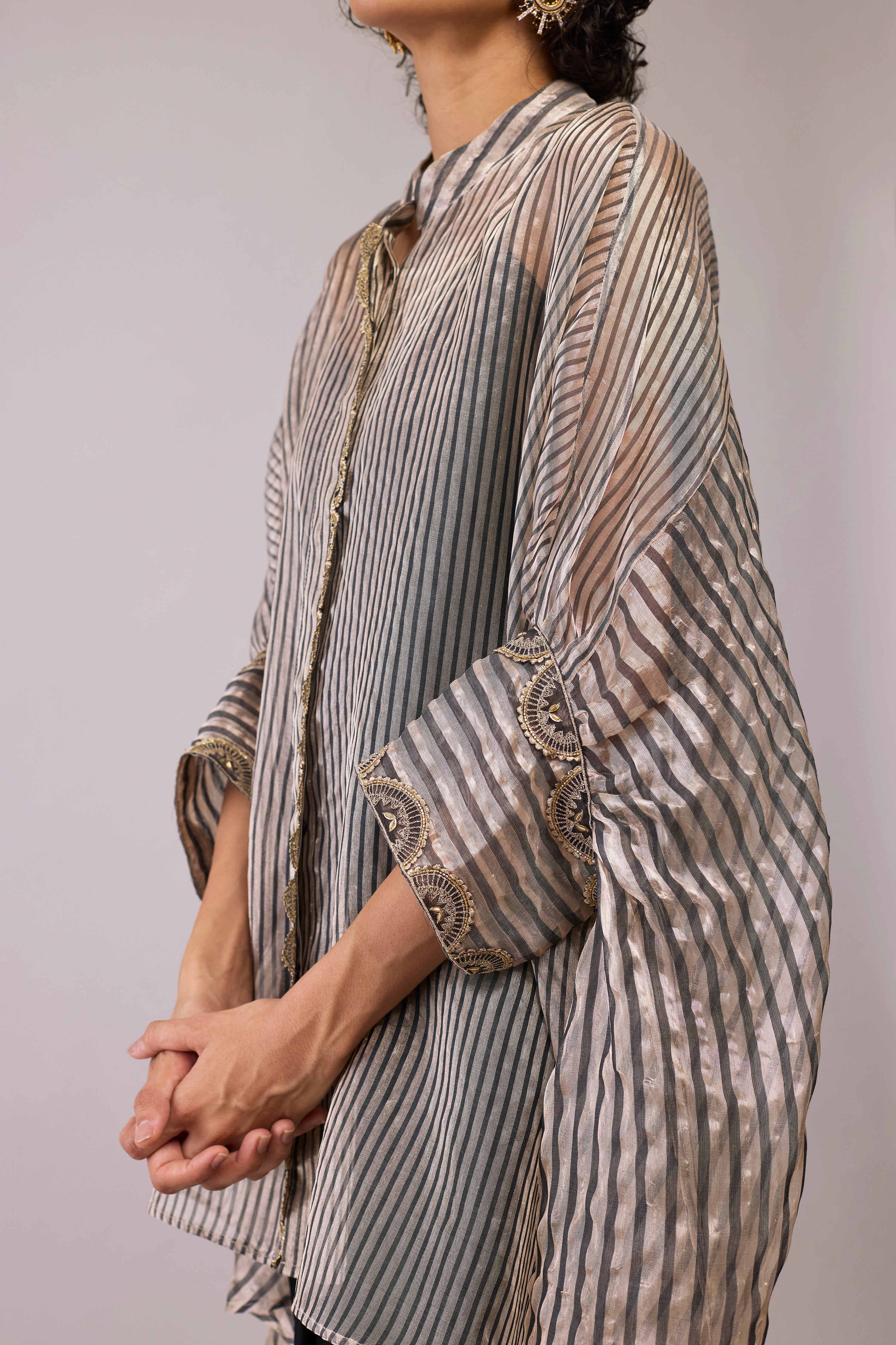 Manya Kaftan Tissue - Black
