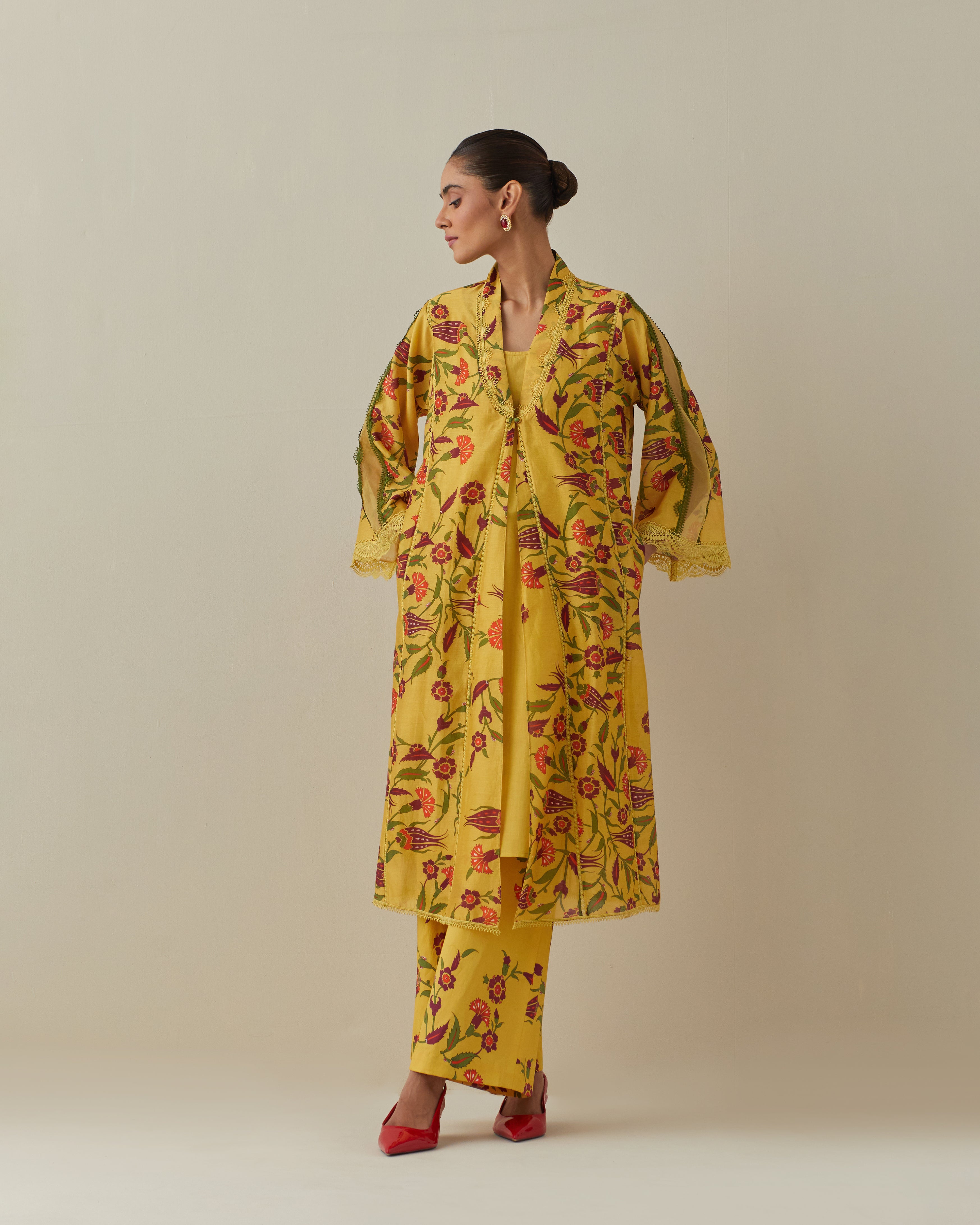 Ambreen - Yellow Print