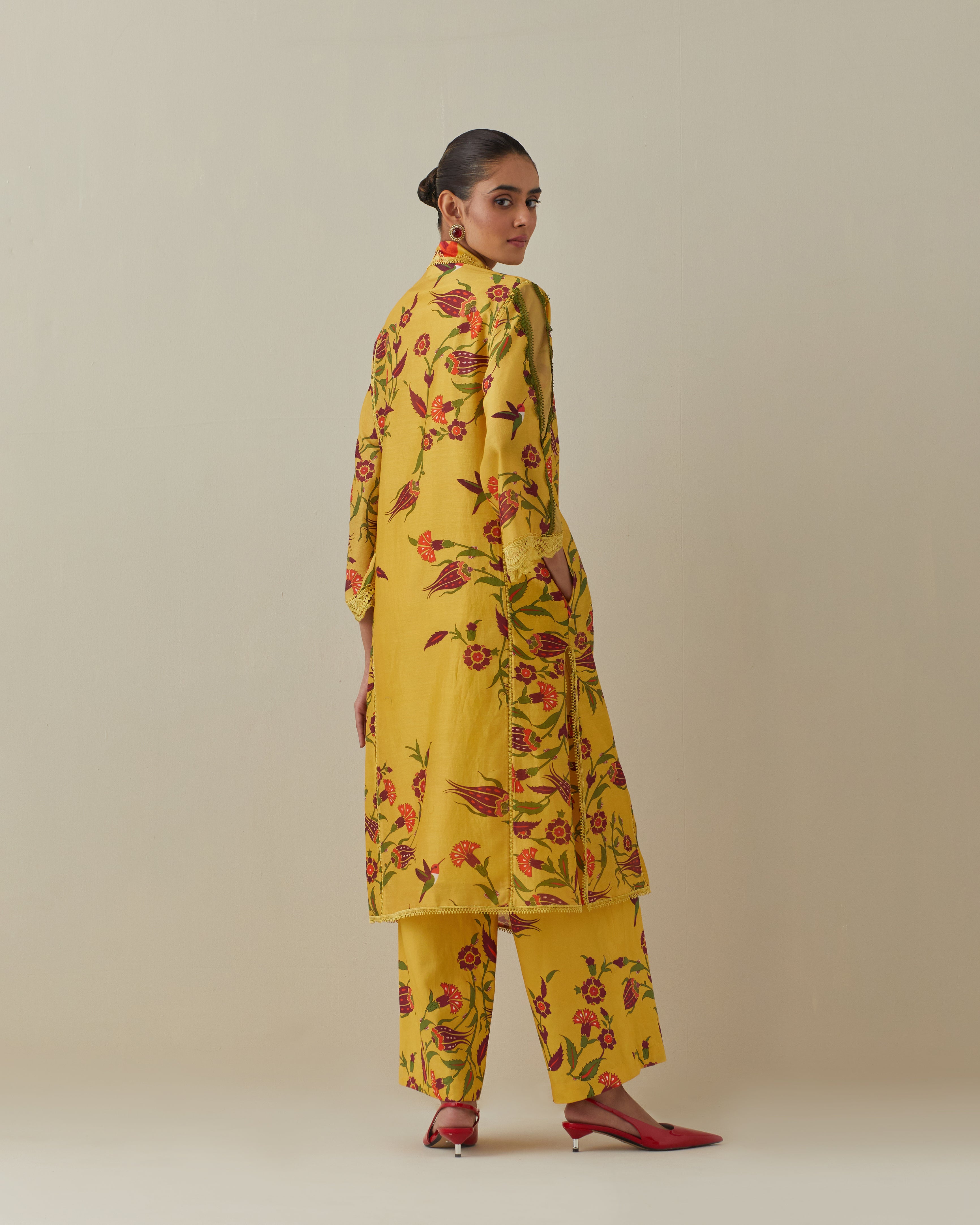 Ambreen - Yellow Print