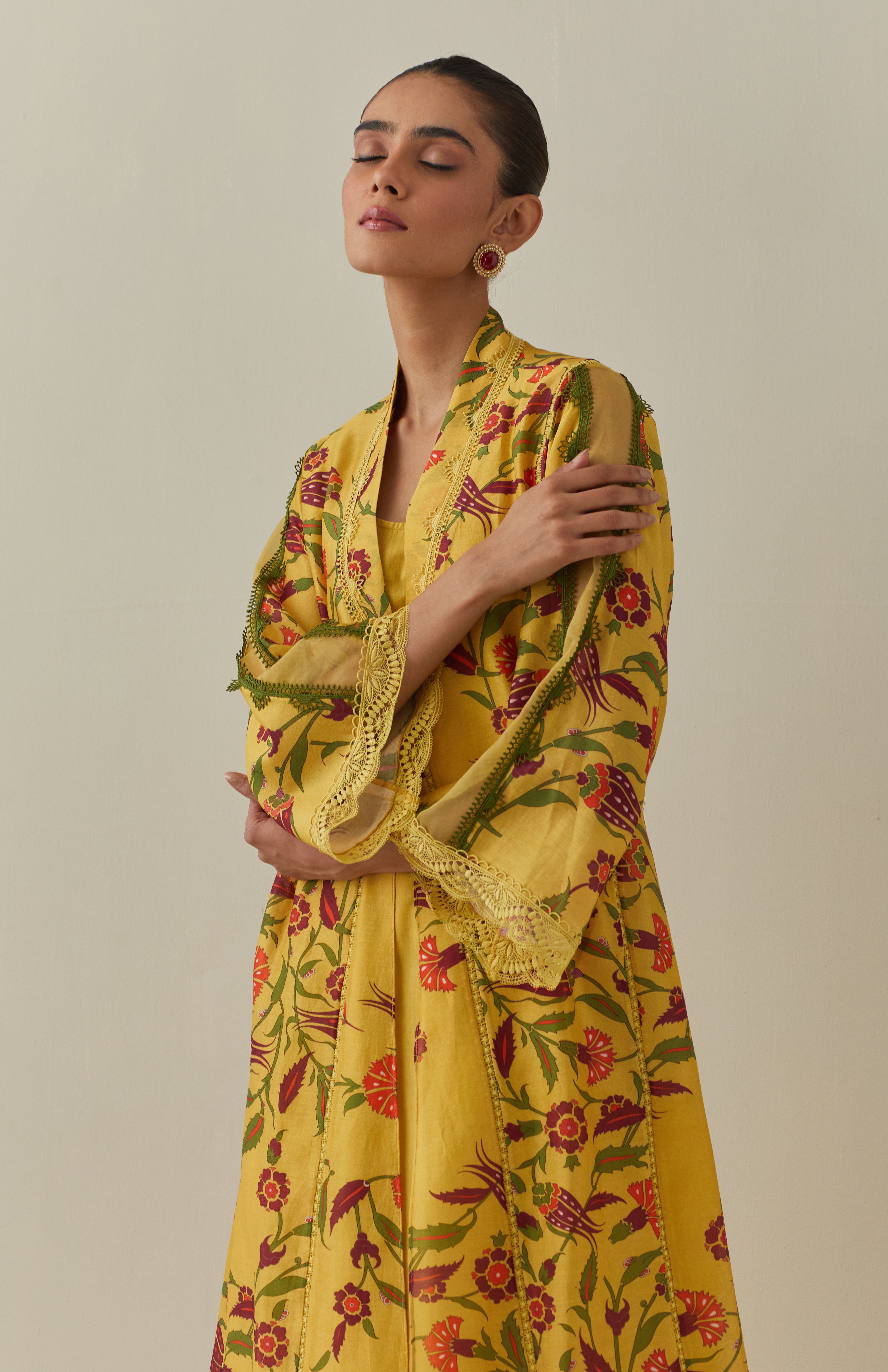 Ambreen - Yellow Print