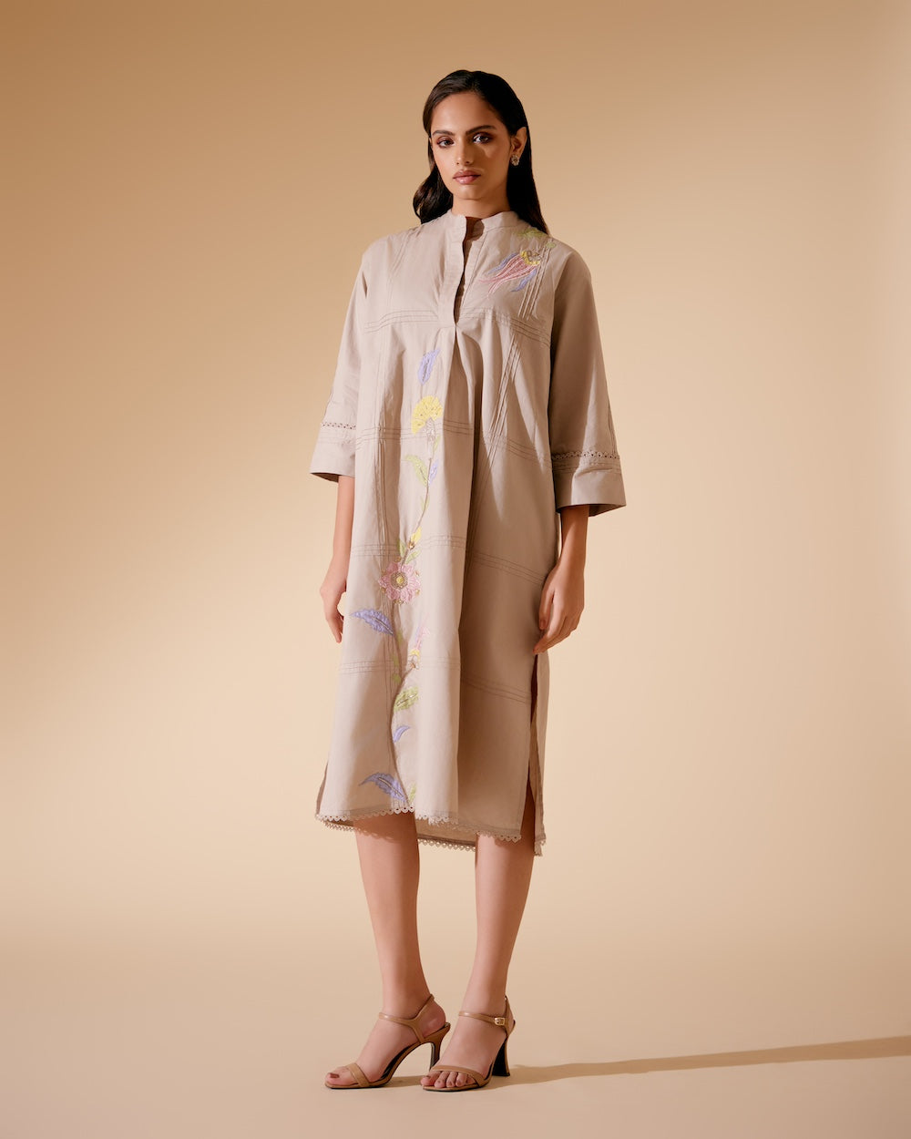Neela Dress - Beige