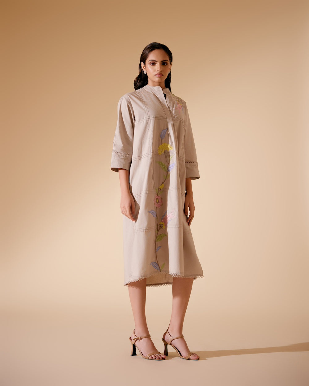 Neela Dress - Beige