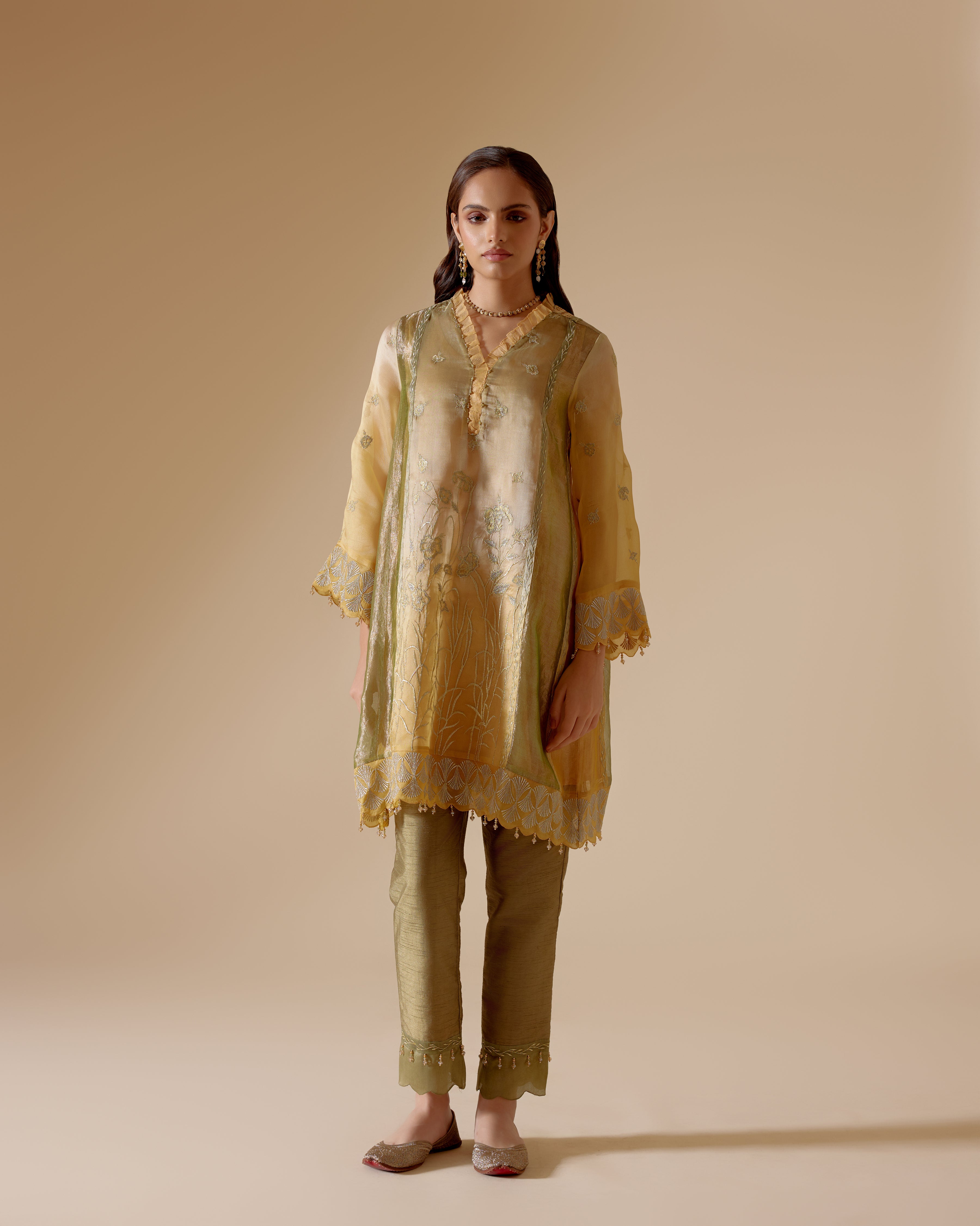 Farida - Mustard/ Green