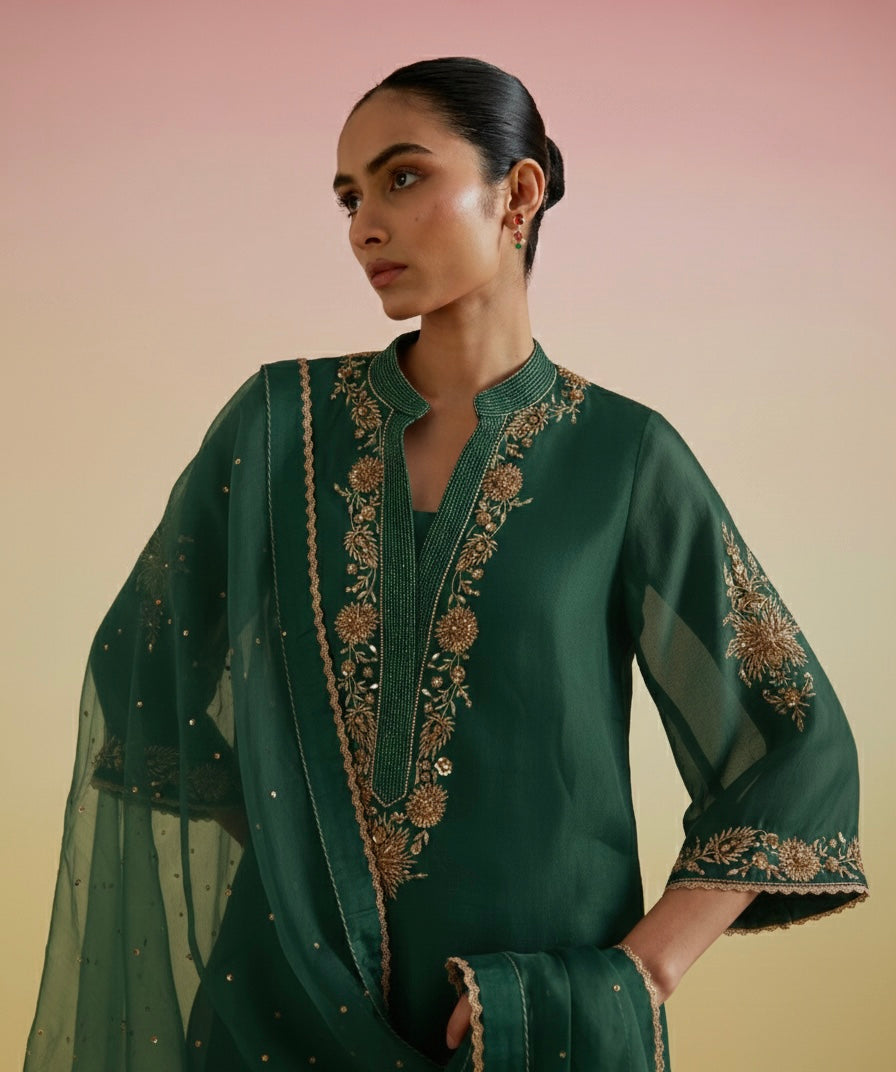 Aashra Jewel - Green