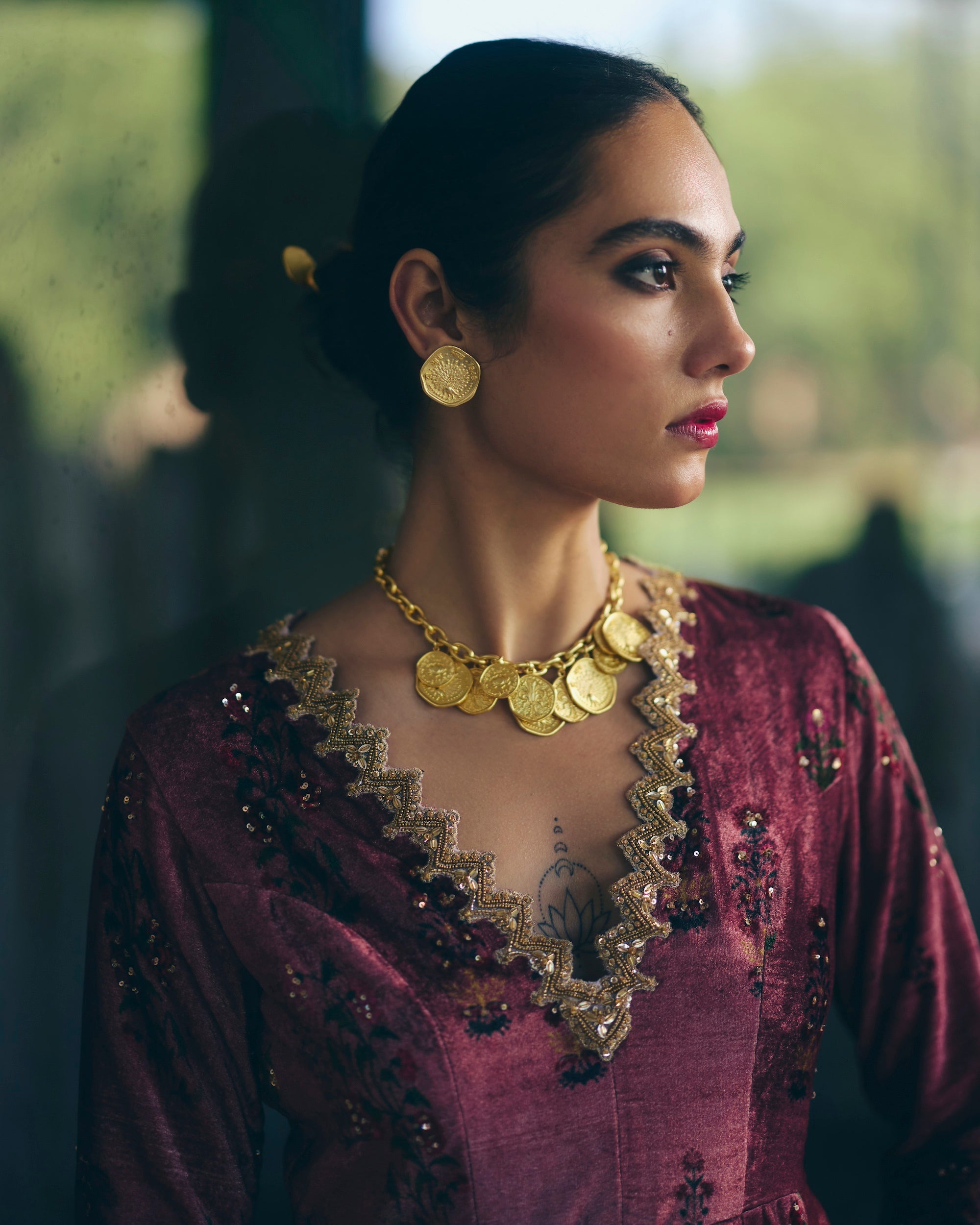 Araya Velvet Kurta Set