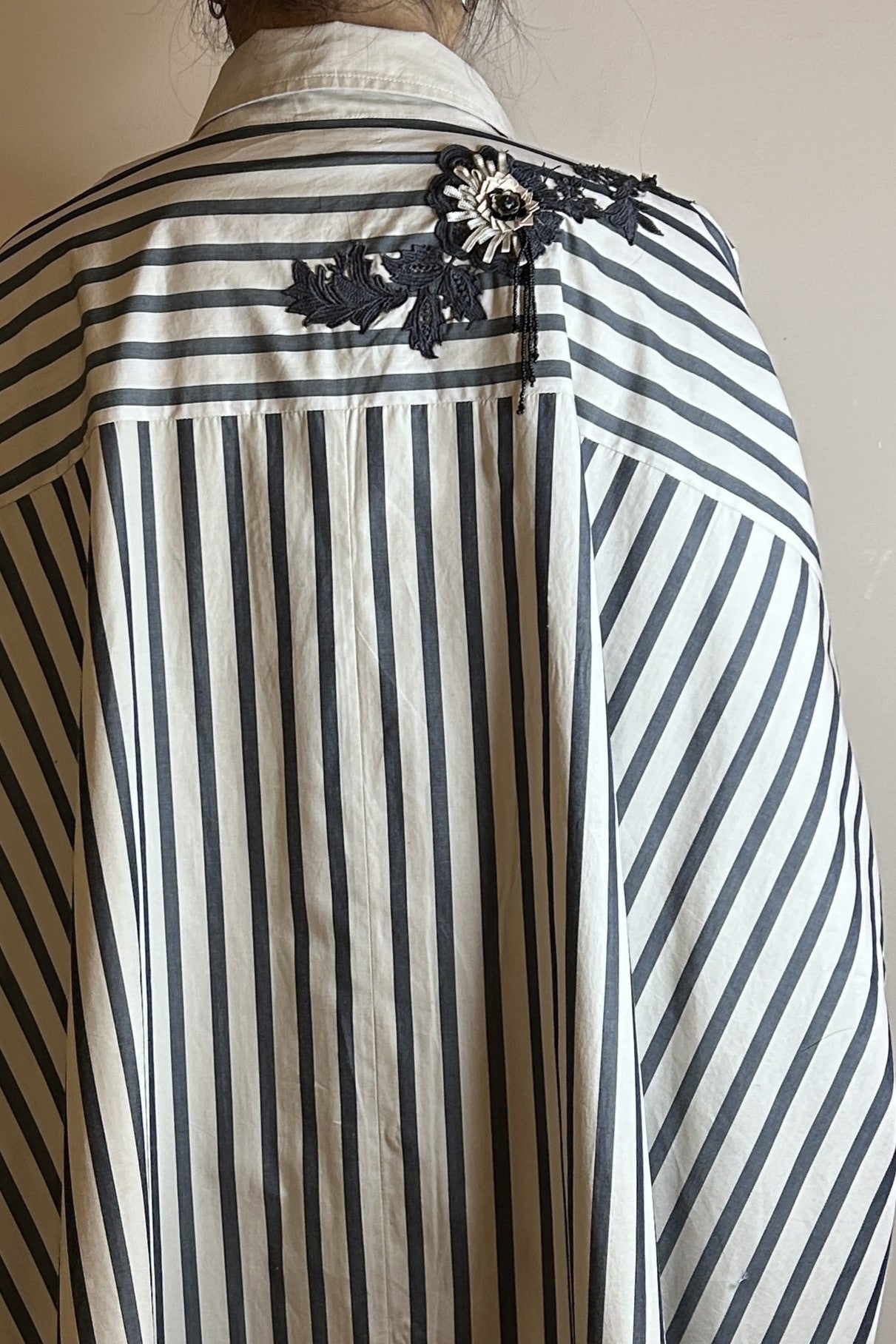 Manya - Beige Stripe