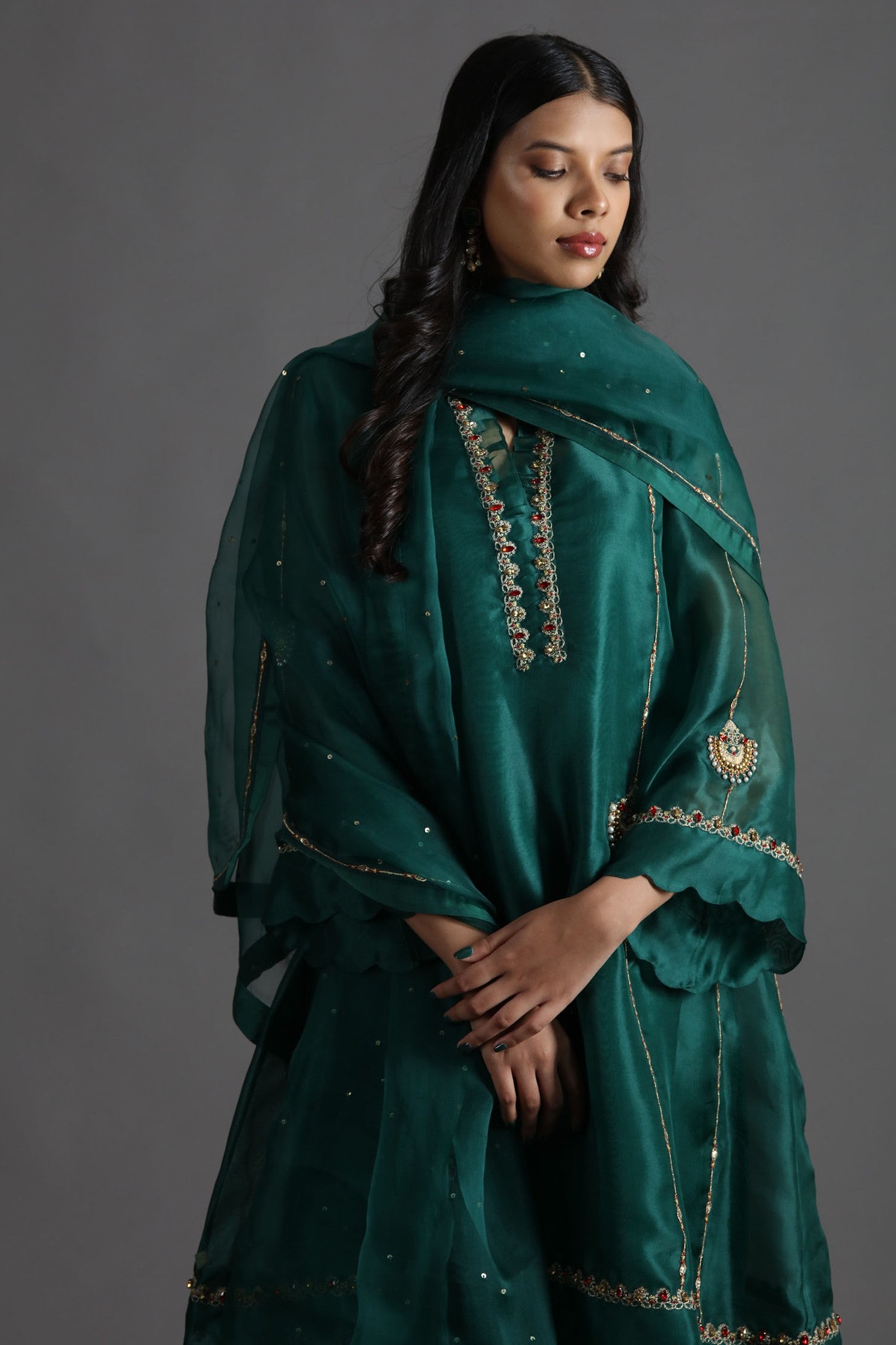 Farida Jewel - Green