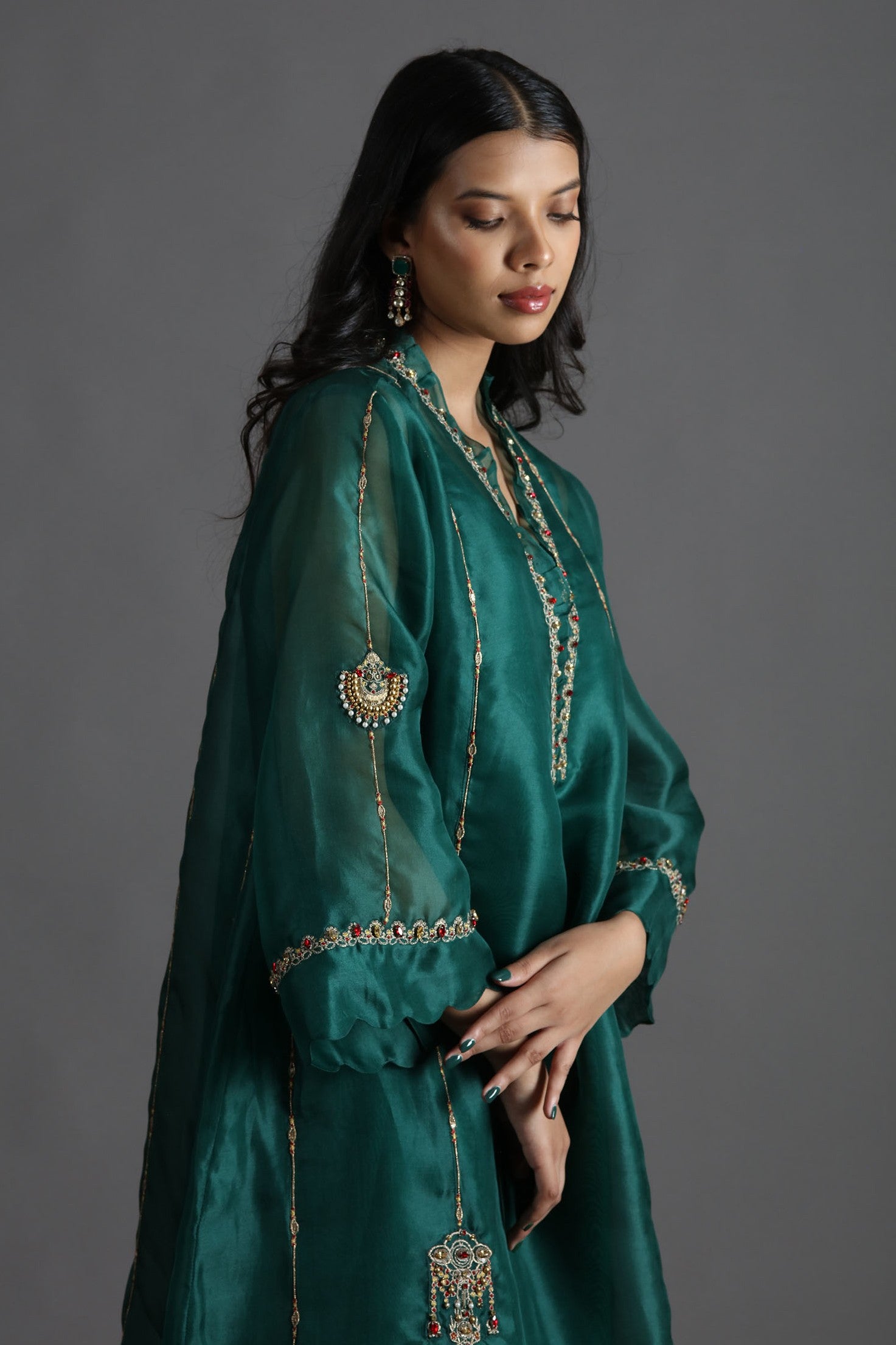 Farida Jewel - Green