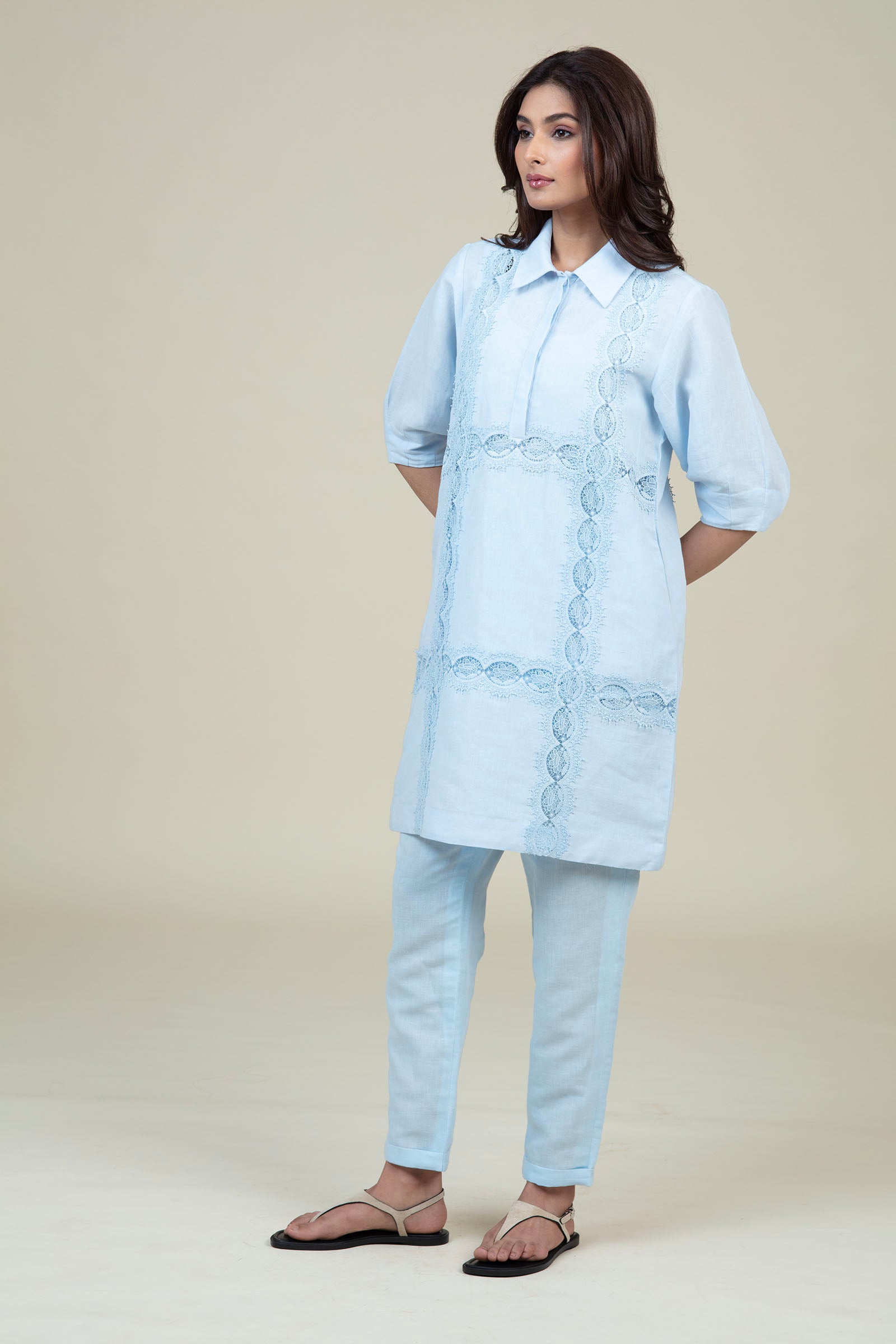 ISA TUNIC - BLUE