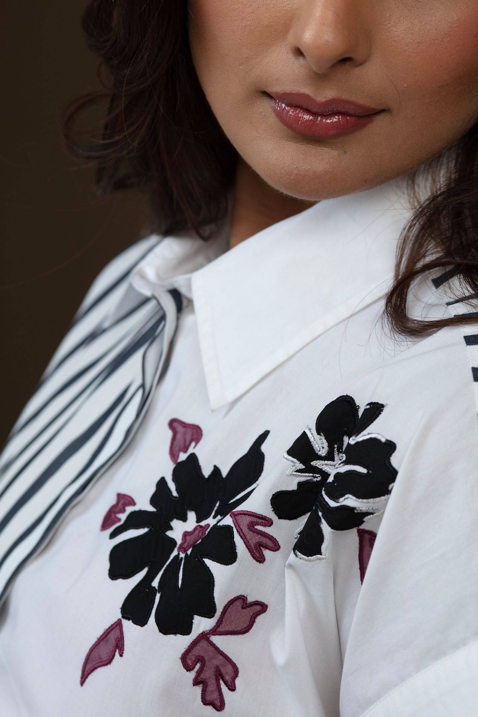 MELLISA TUNIC - BLACK & WHITE