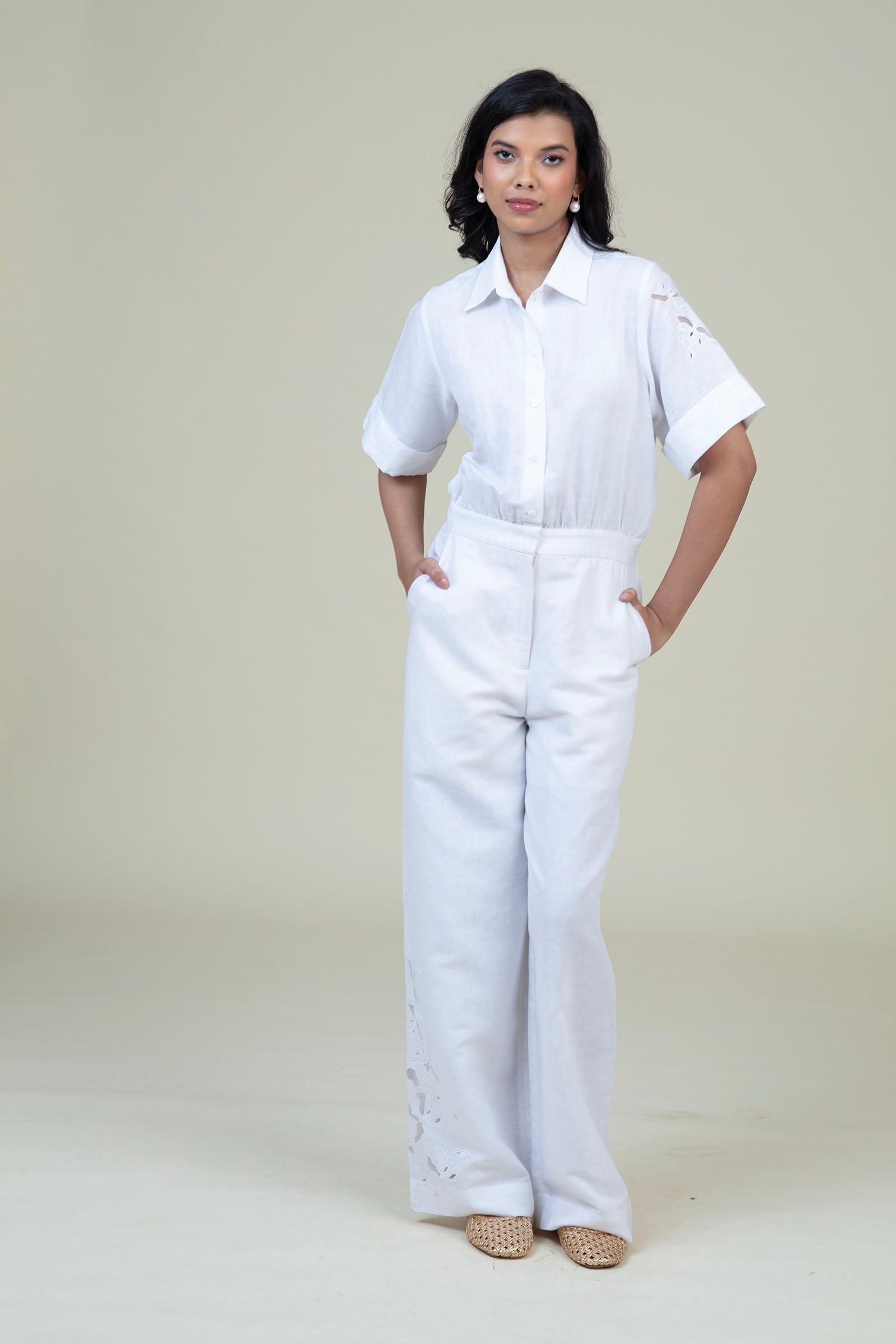 JANE JUMPSUIT - WHITE