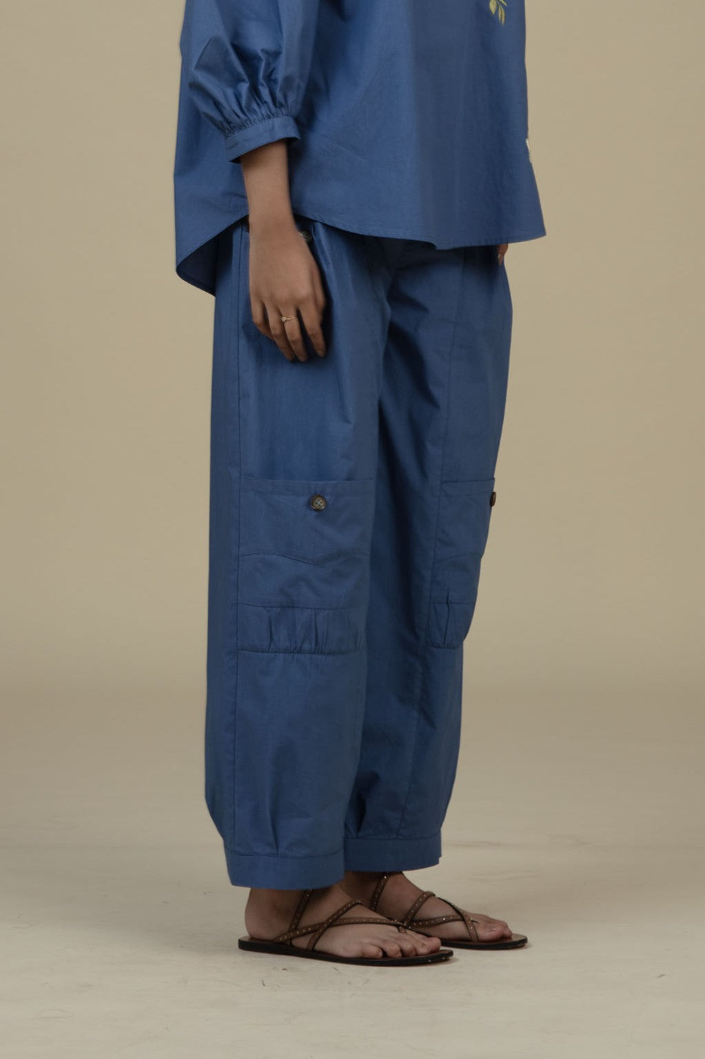 MANYA PANTS - BLUE
