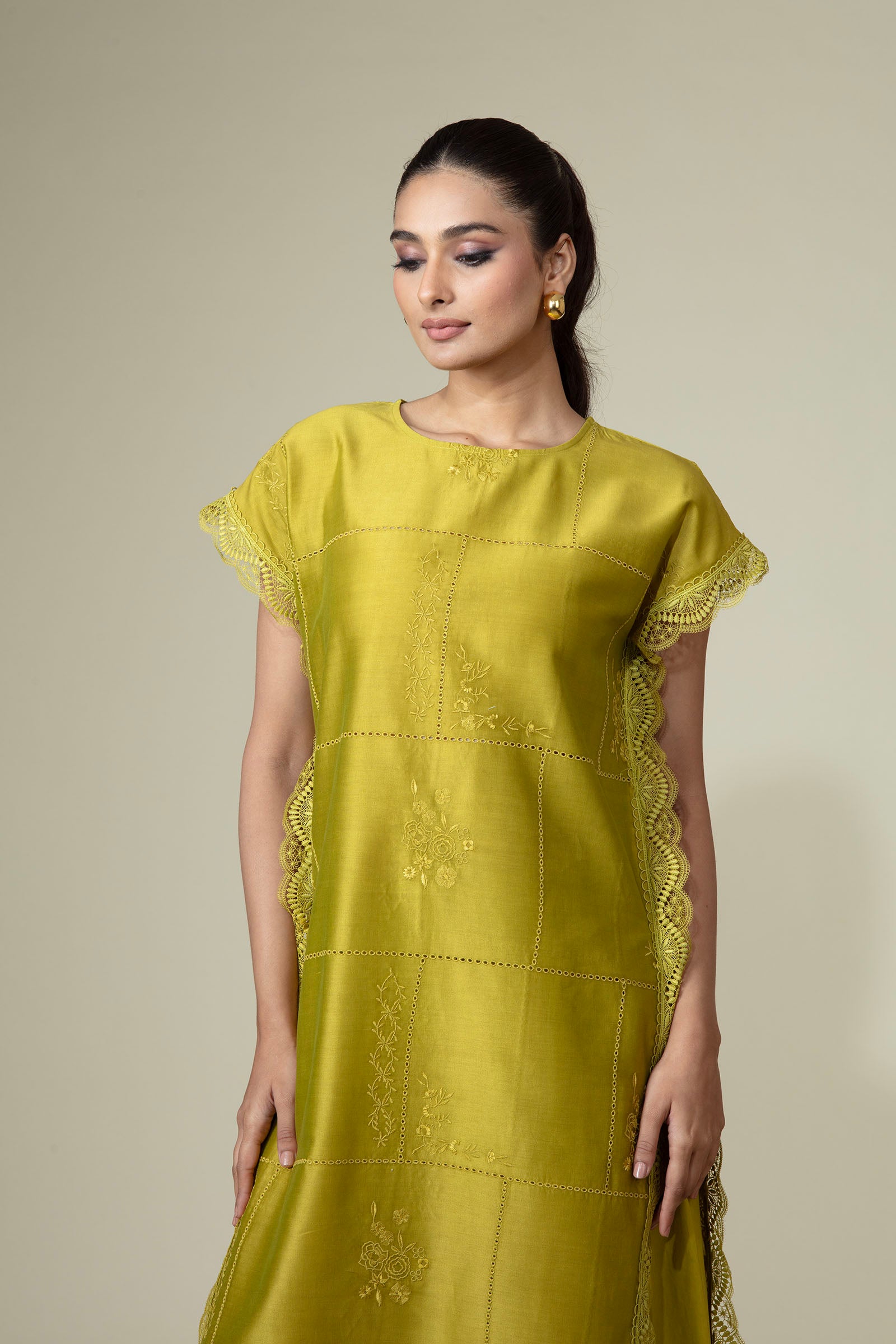 DELNA KAFTAN - GREEN