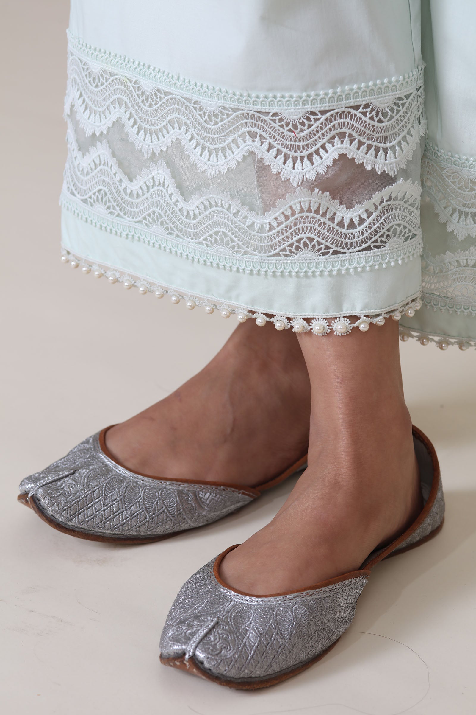 SAHIBA KURTA SET - MINT