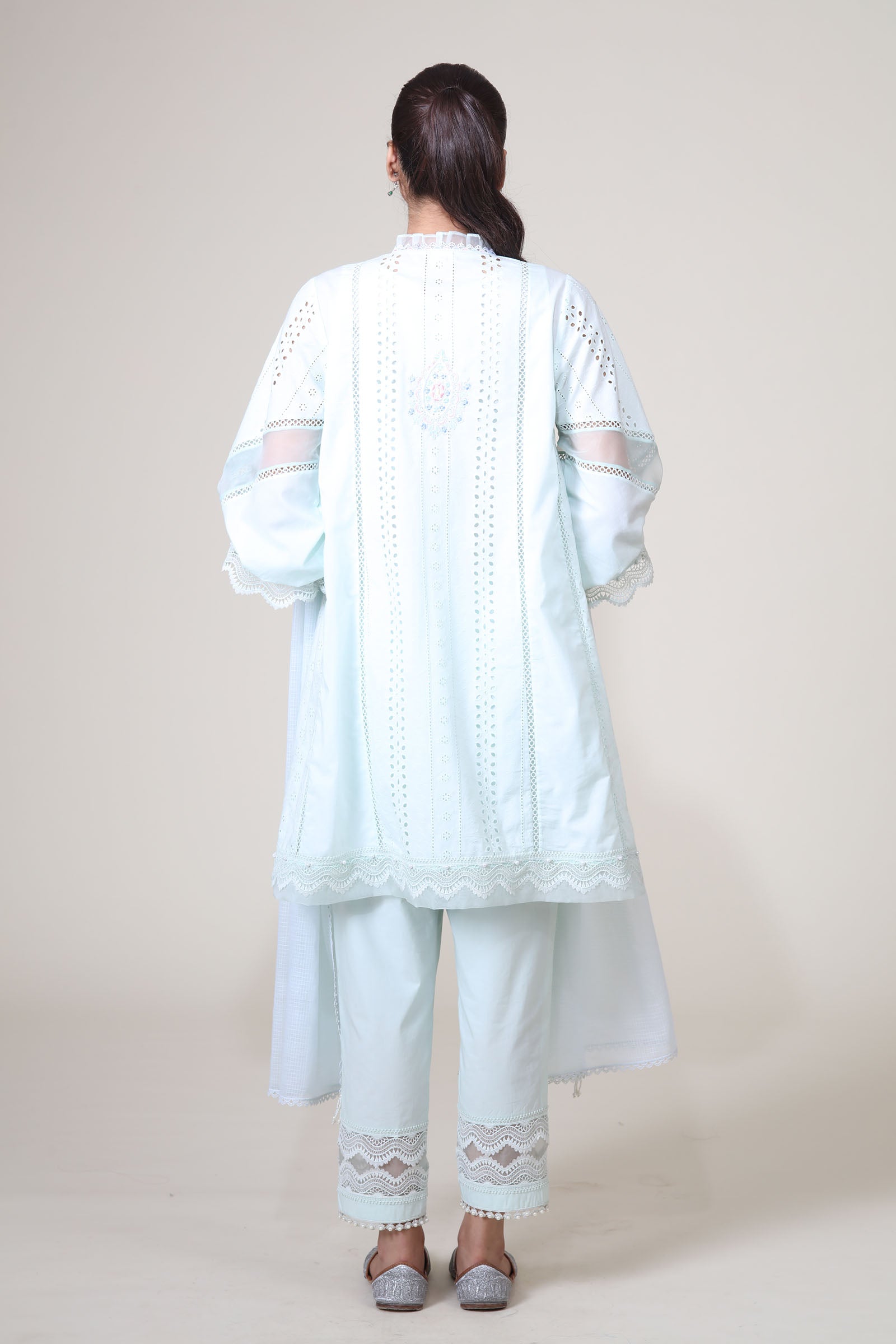 JASMINE KURTA SET - MINT