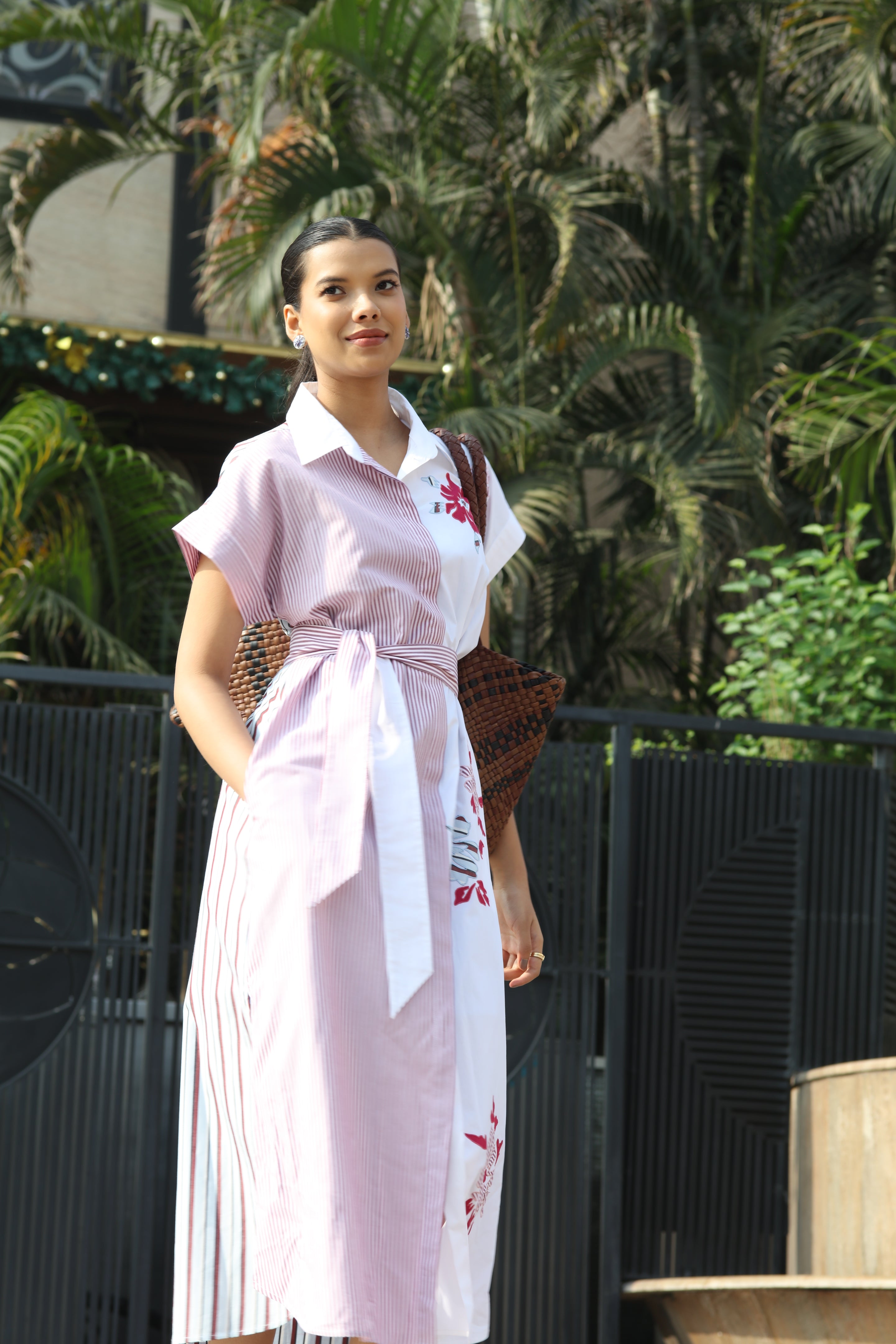 MELLISA LONG DRESS - PINK