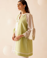 Neesa Tunic - Sand/Green