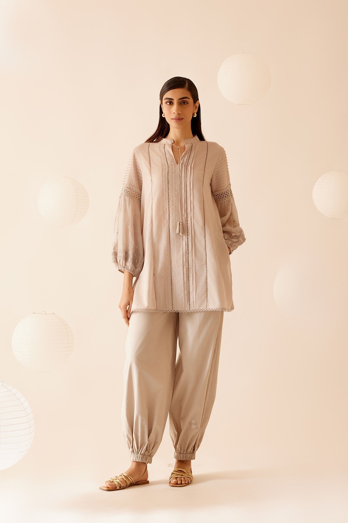 Cecile Tunic  - Beige