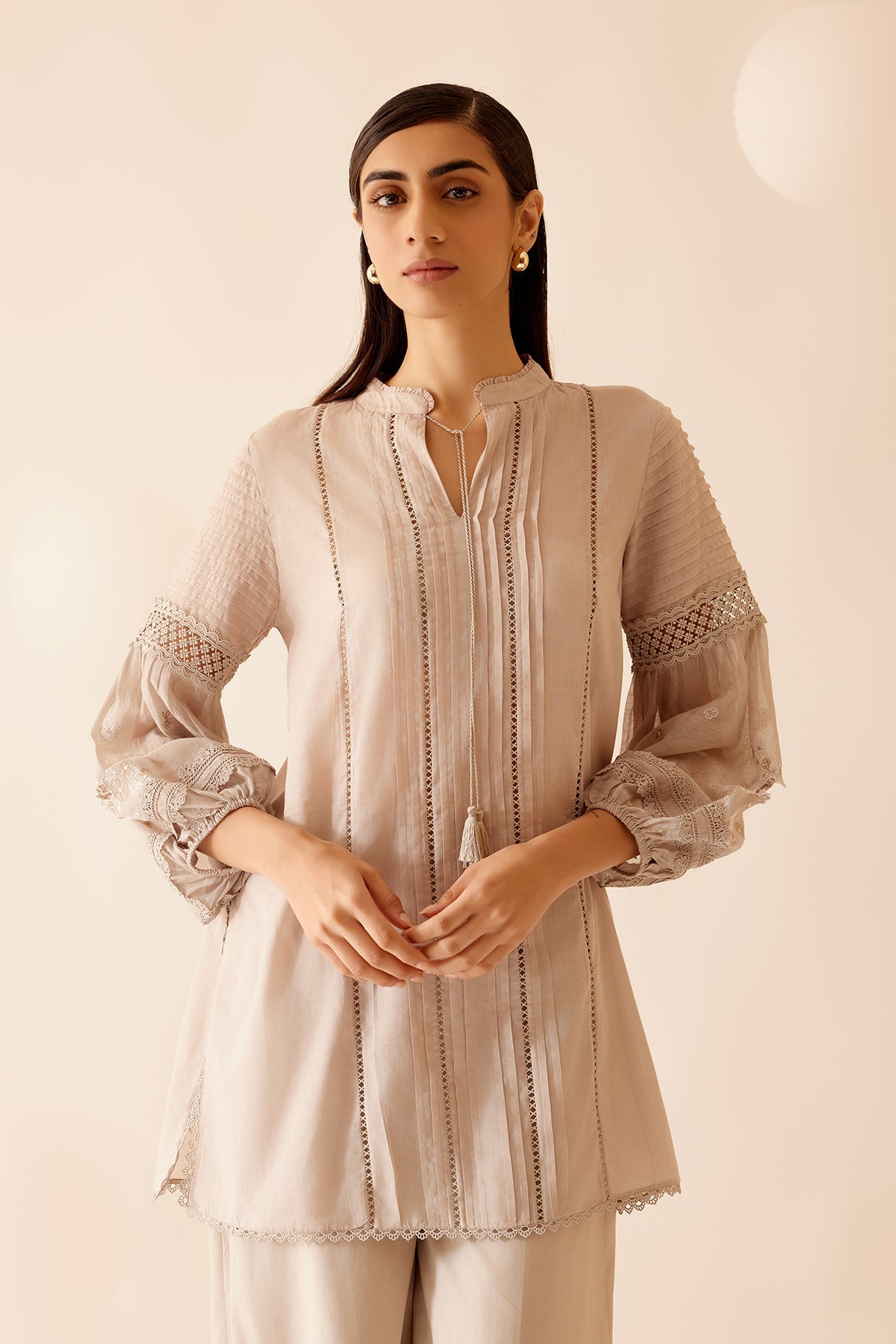 Cecile Tunic  - Beige