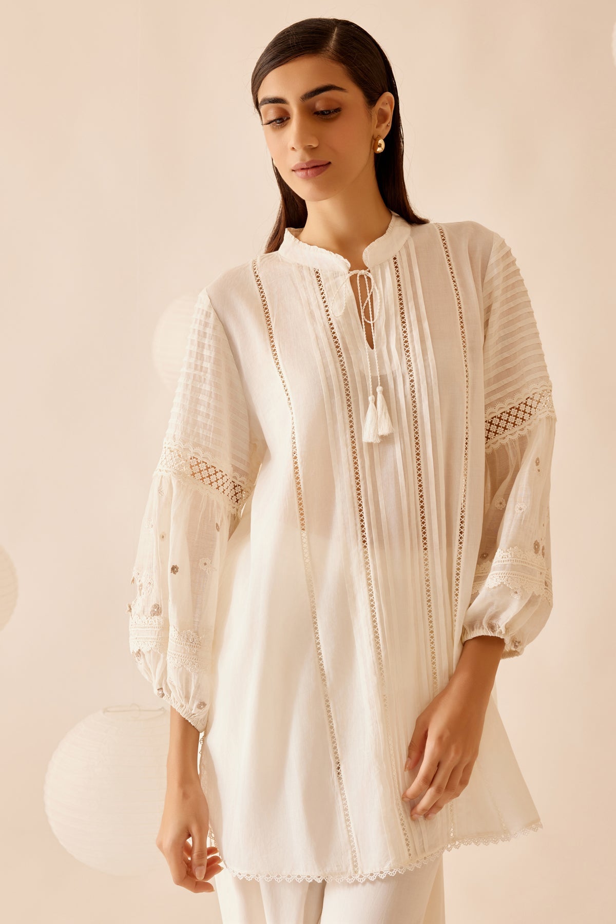 Cecile Tunic  - Ivory