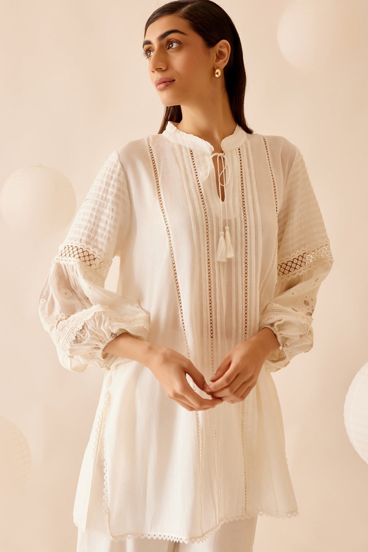 Cecile Tunic  - Ivory