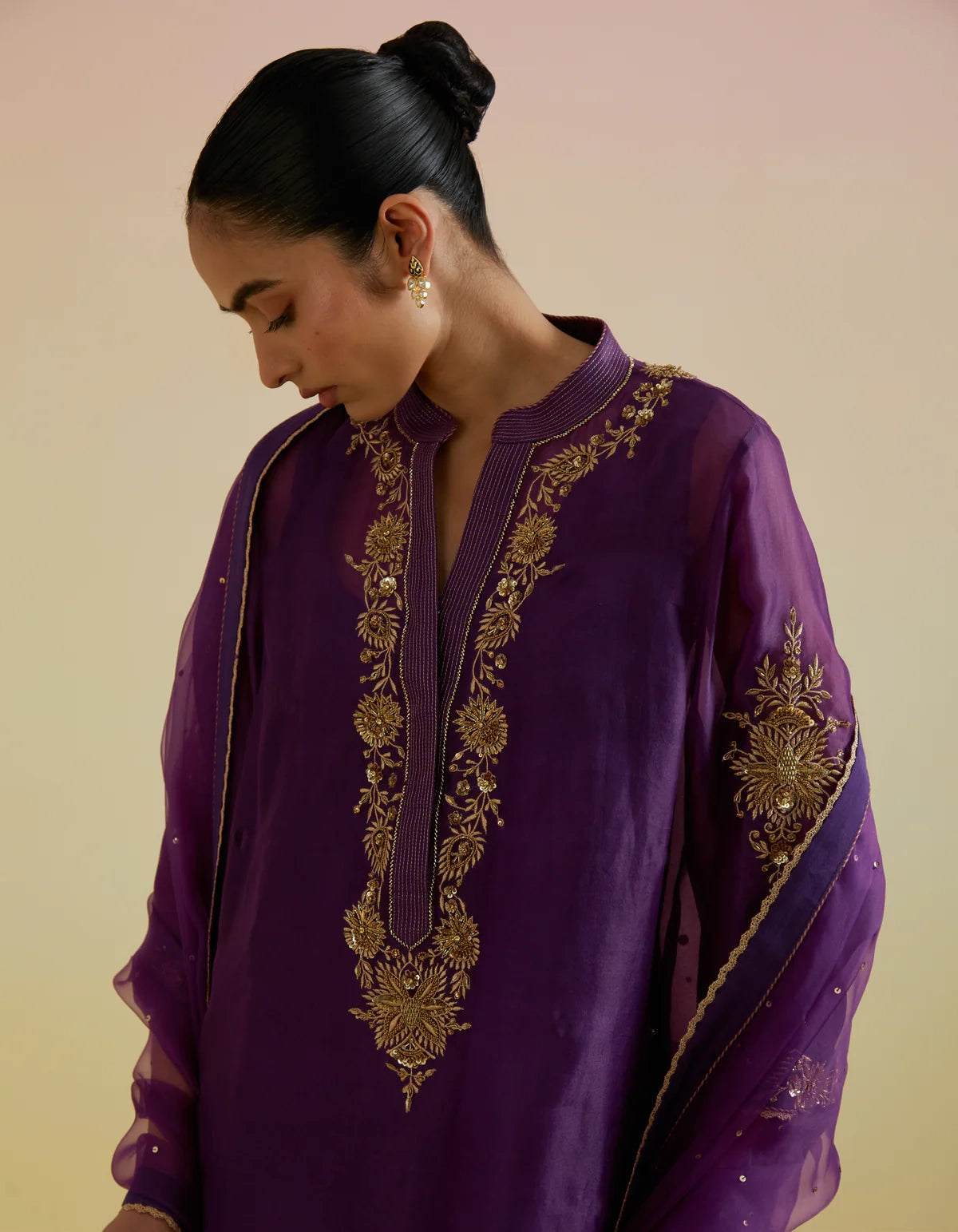 Aashra Jewel - Purple