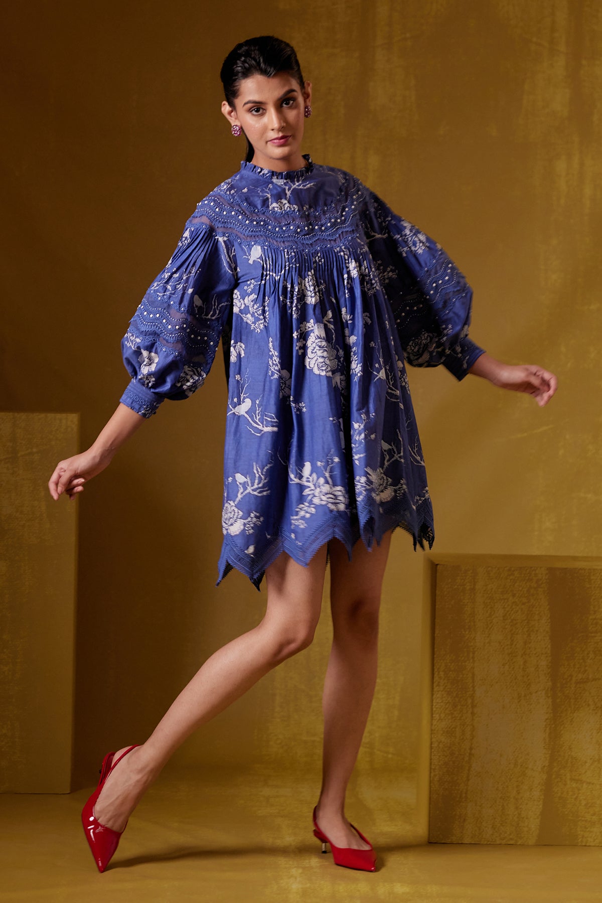 Lea Tunic - Blue Print