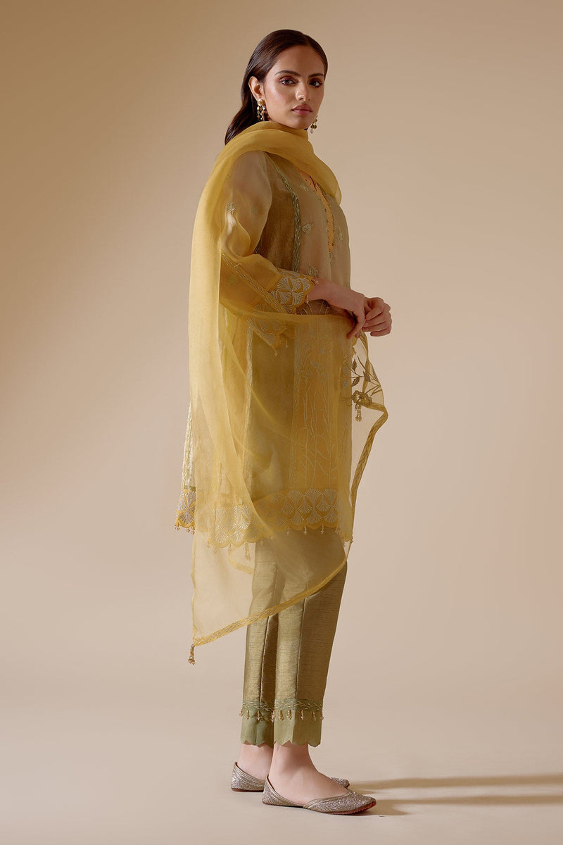 Farida - Mustard/Green