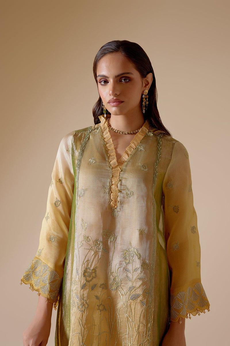 Farida - Mustard/Green