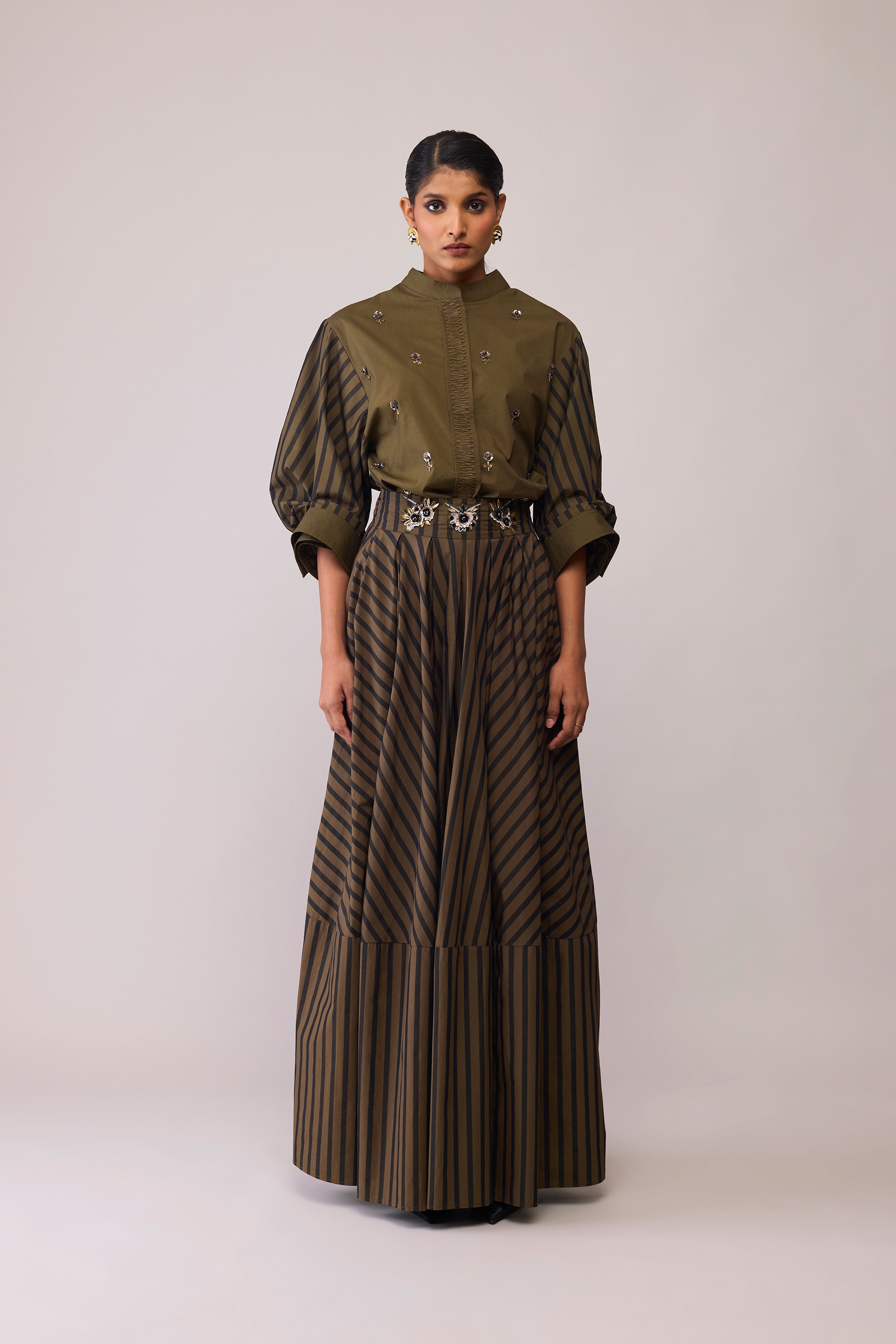 Fleur Skirt - Olive