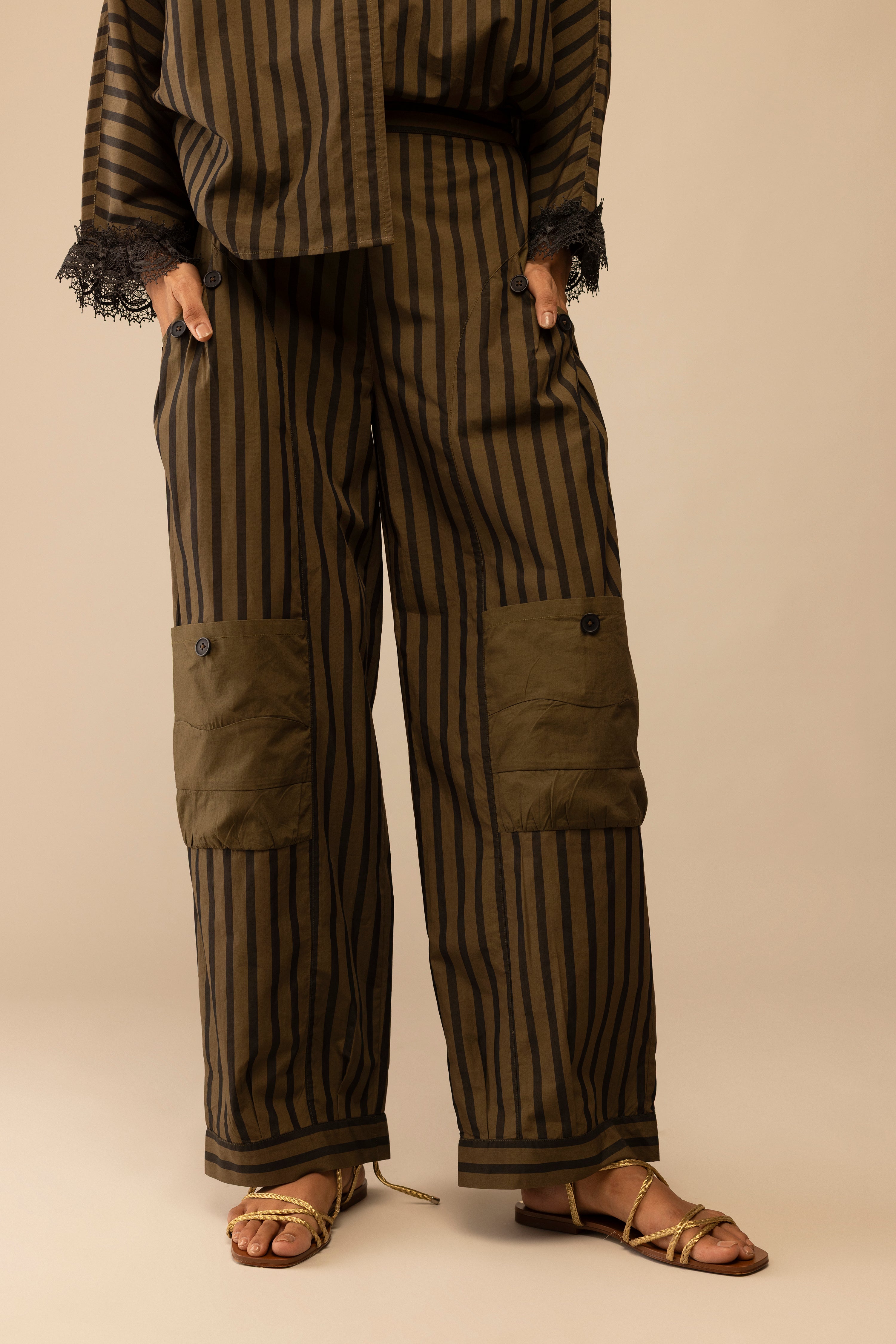 Manya Pants - Olive