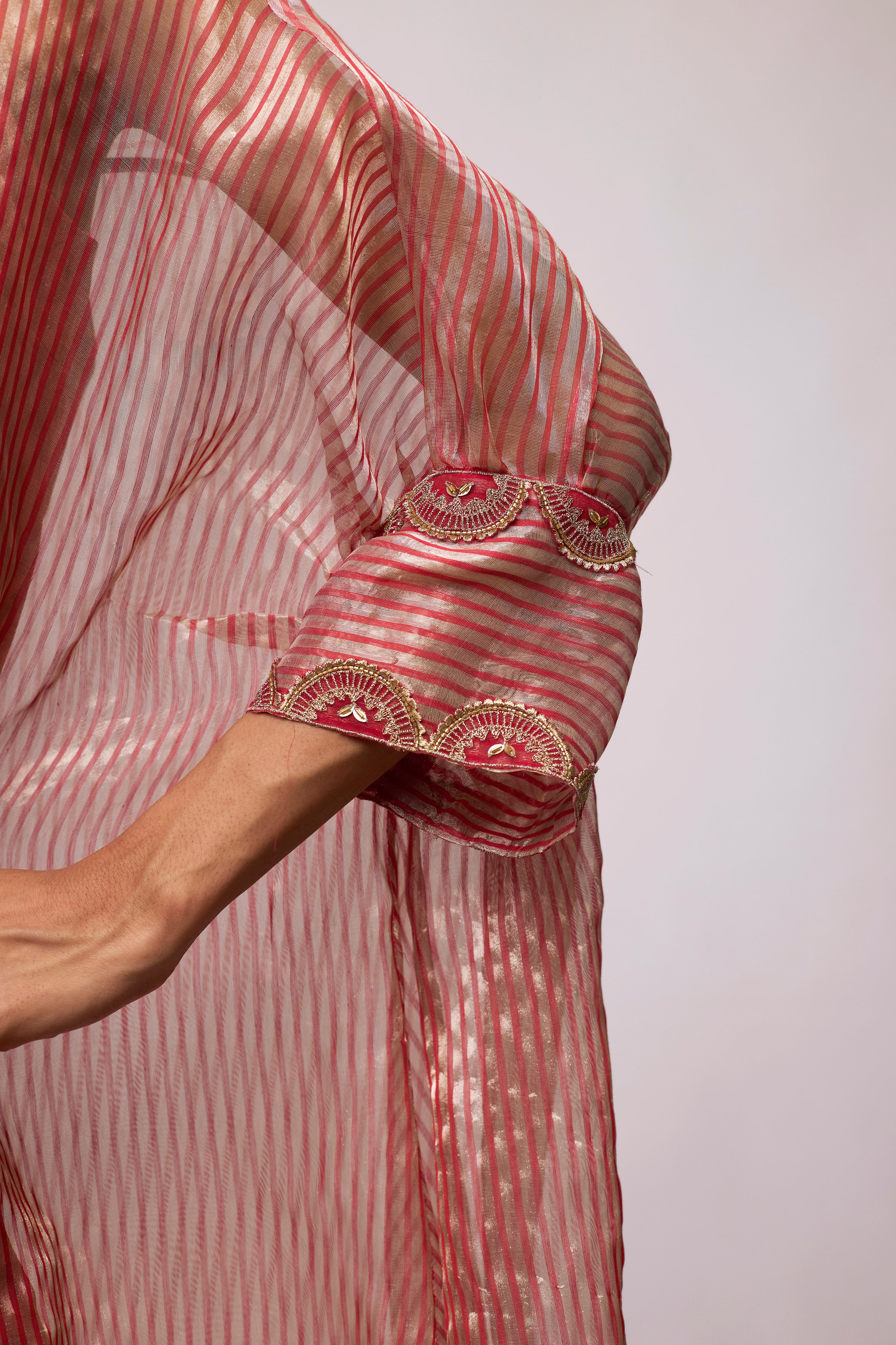 Manya Kaftan Tissue - Red