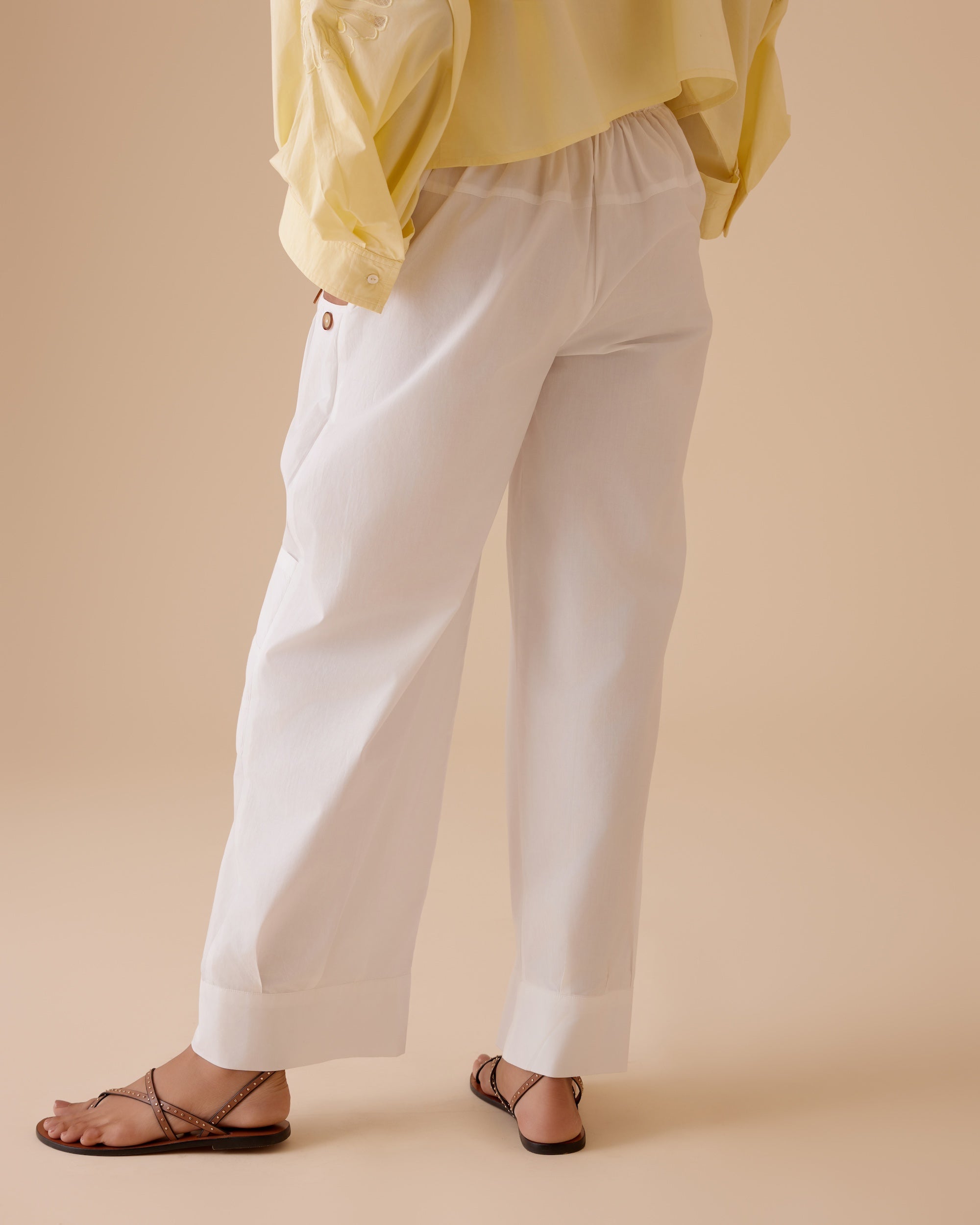 Manya Pants - White