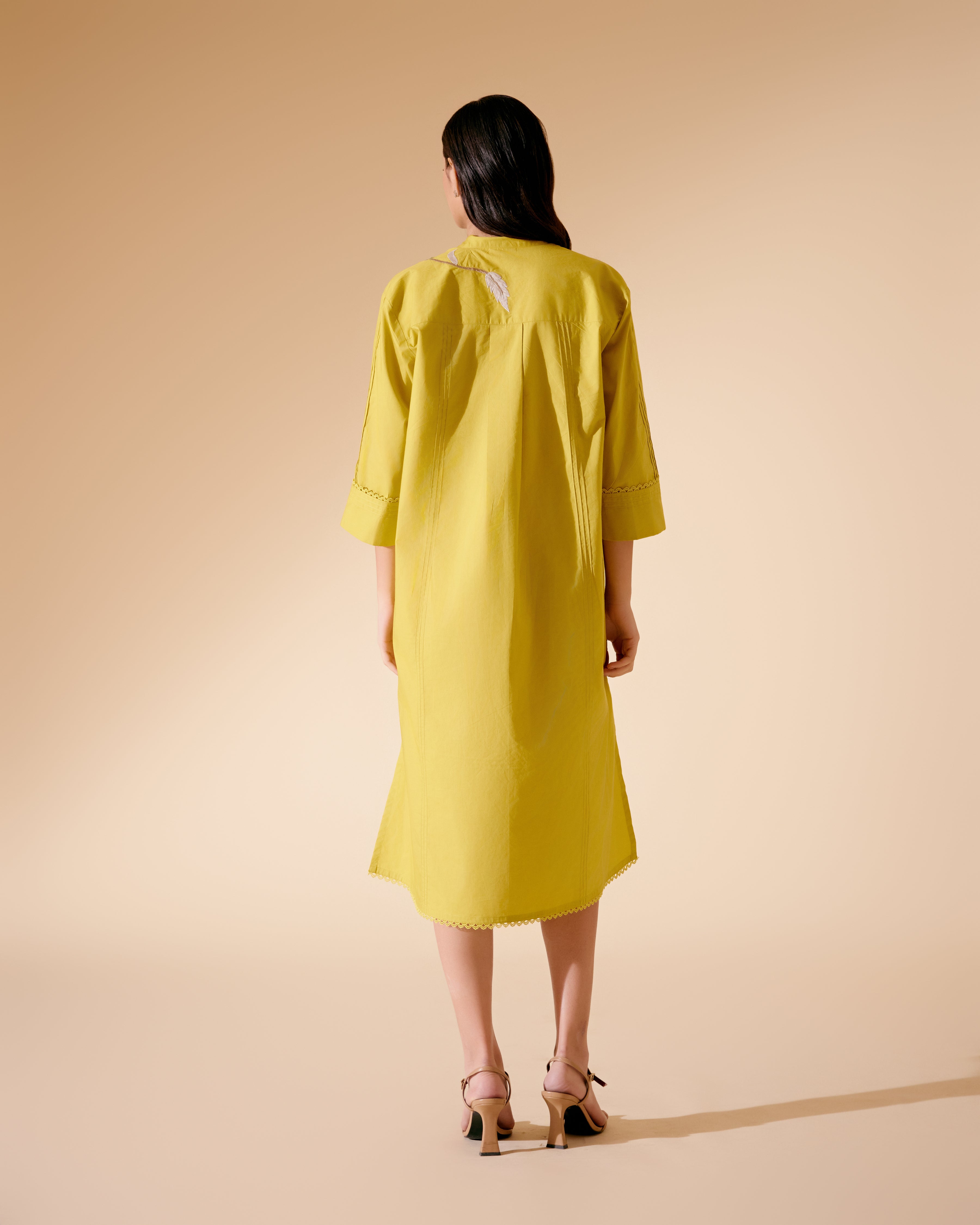 Neela Dress - Mustard
