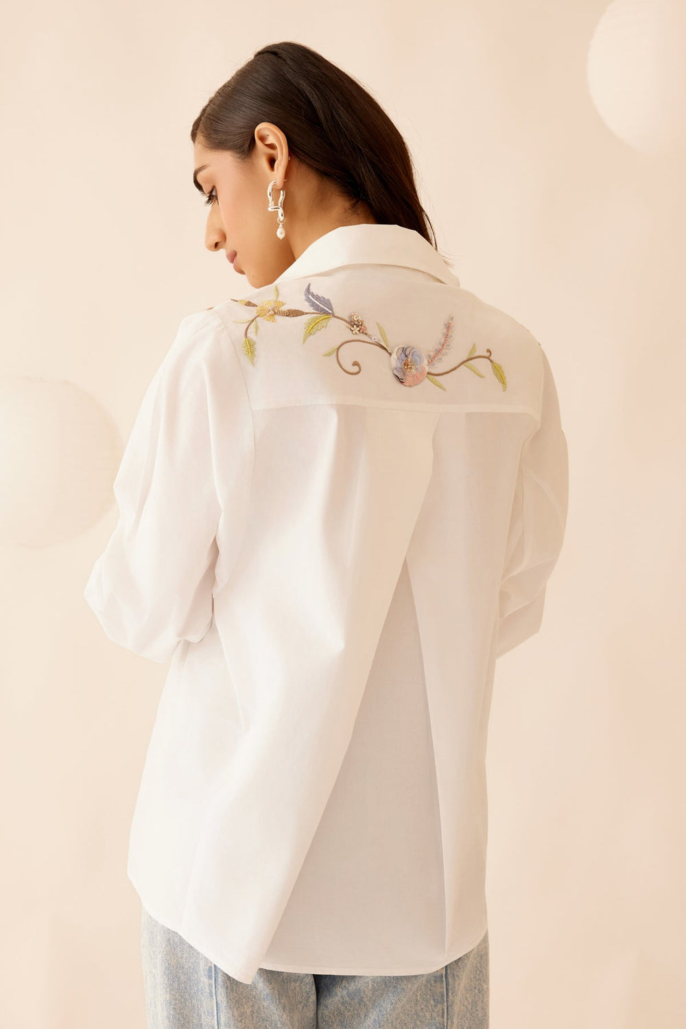 Nisa Shirt-White