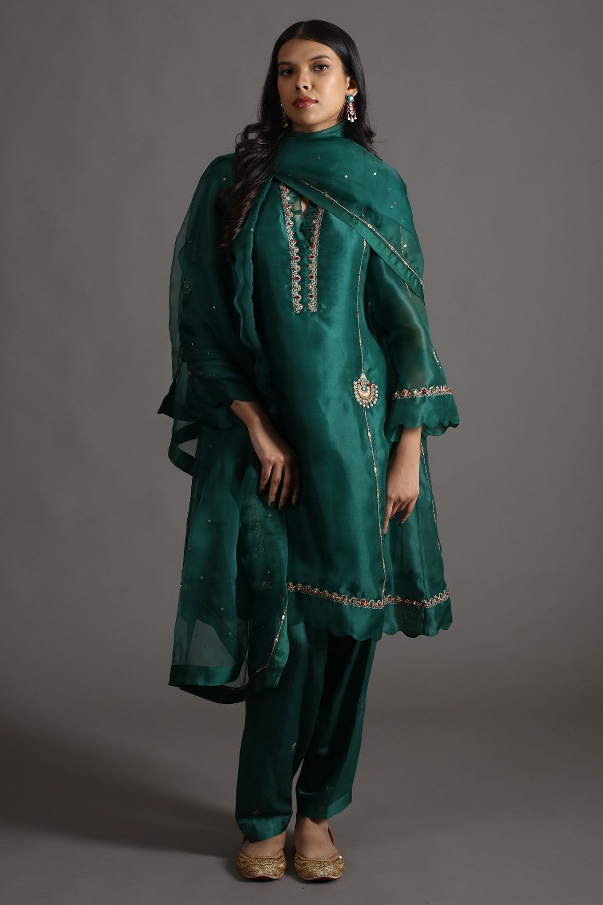 Farida Jewel - Green