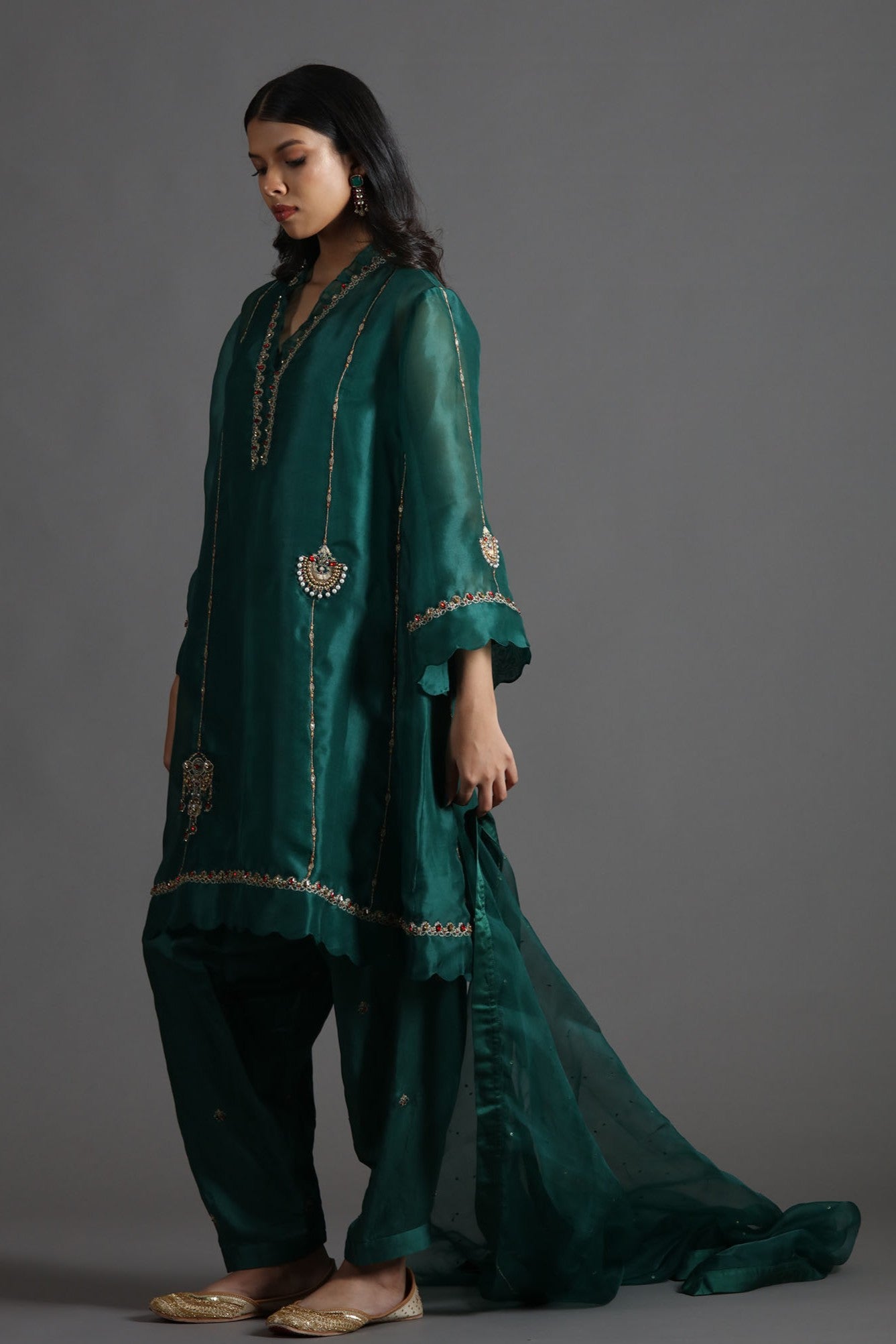 Farida Jewel - Green