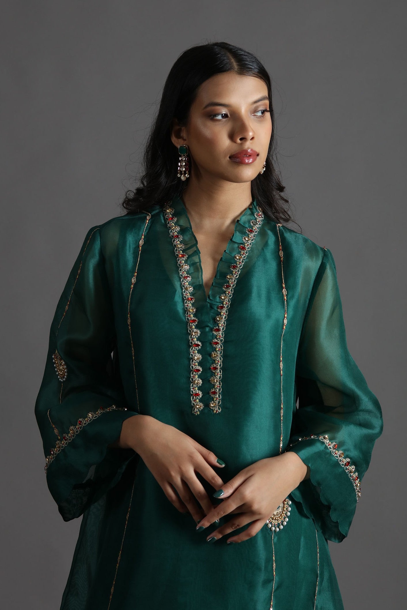 Farida Jewel - Green