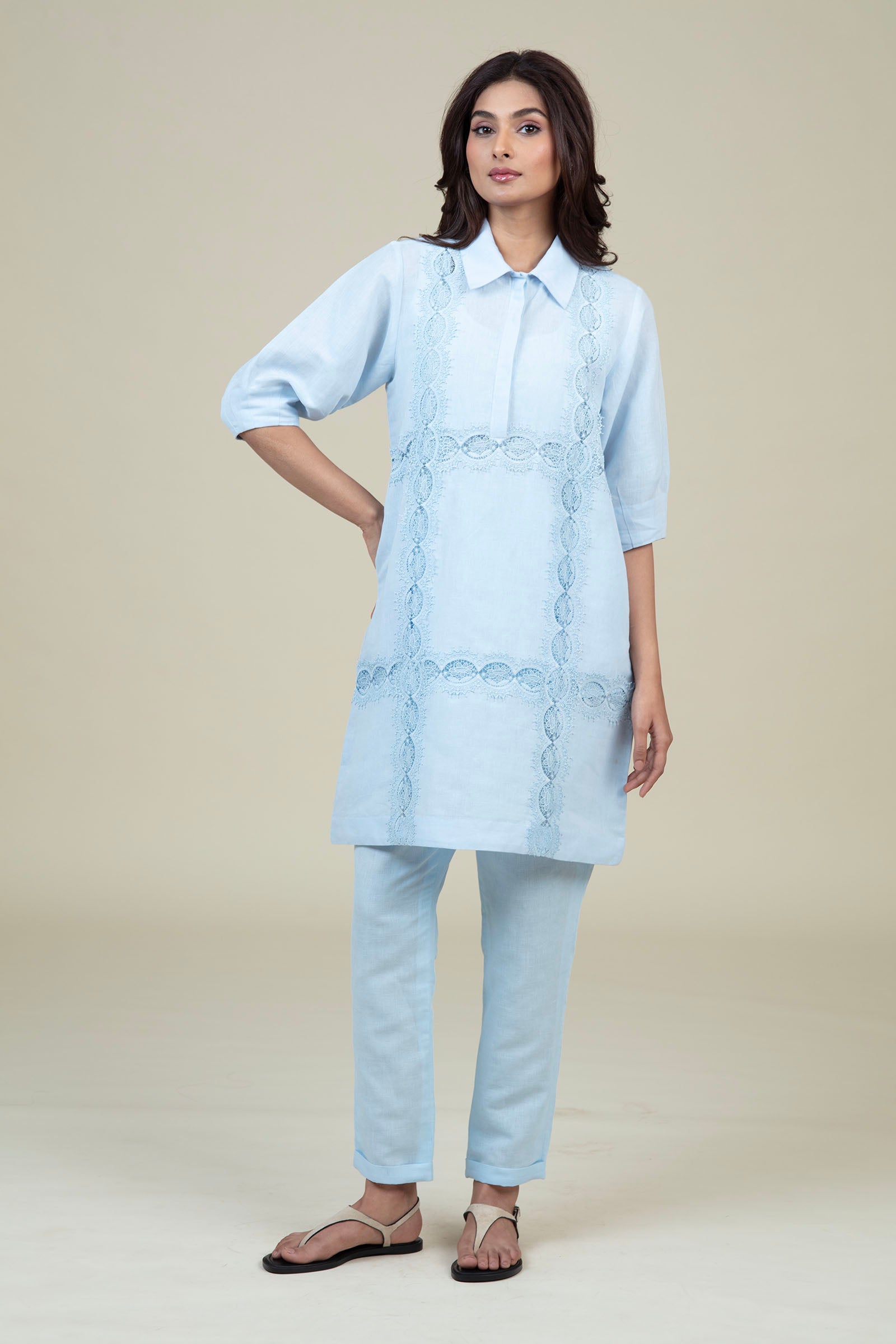 ISA TUNIC - BLUE