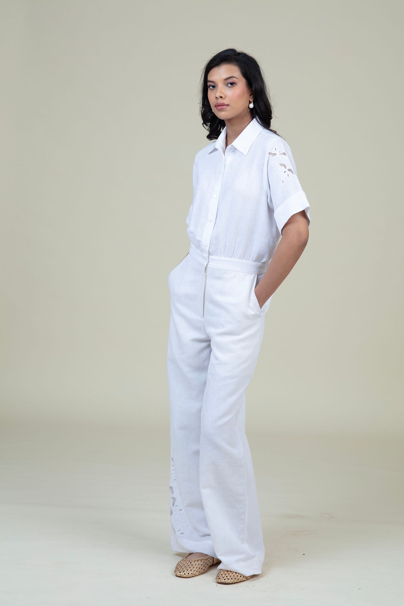 JANE JUMPSUIT - WHITE