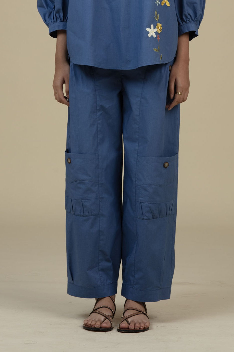 MANYA PANTS - BLUE