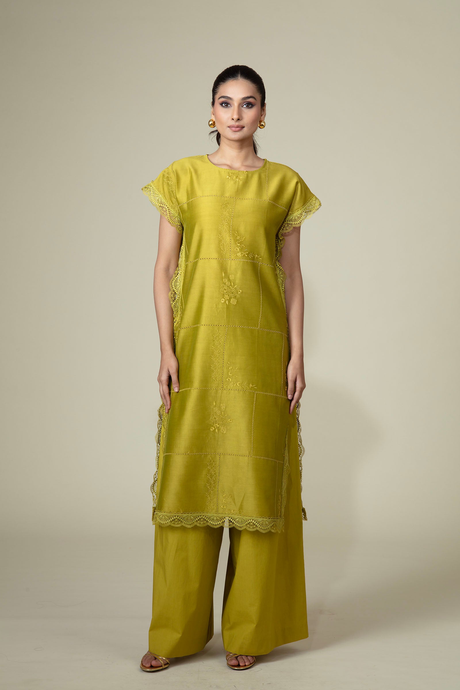 DELNA KAFTAN - GREEN