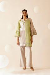 Neesa Tunic - Sand/Green